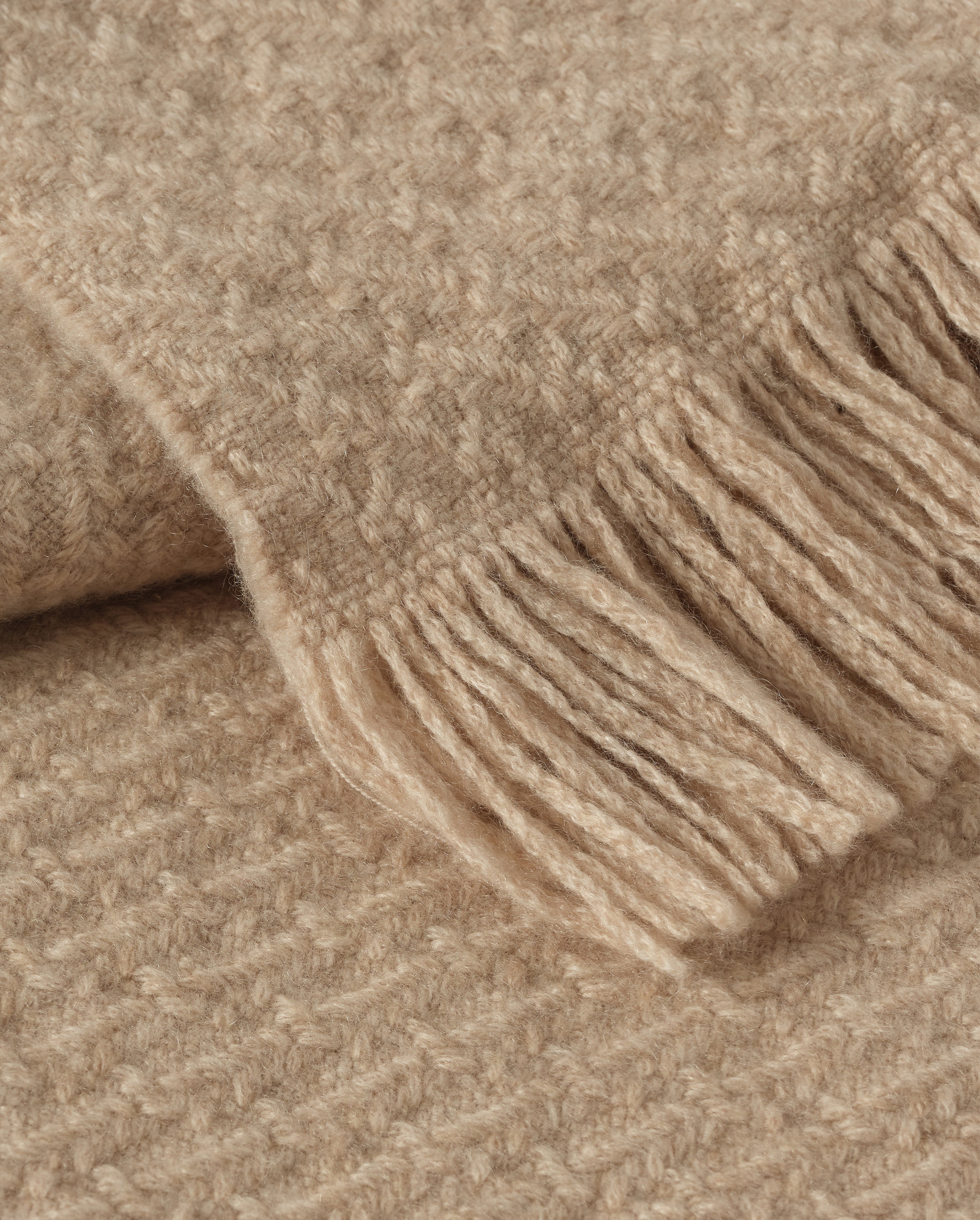 Johnstons of Elgin - Yarrow Natural Cashmere Throw