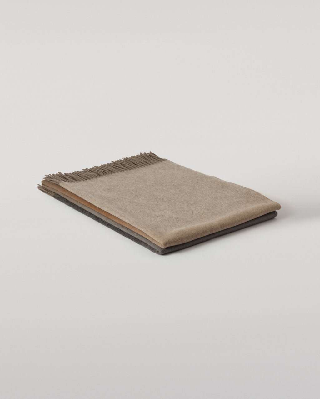 Johnstons of Elgin - Umbra Brown Ombre Cashmere Throw