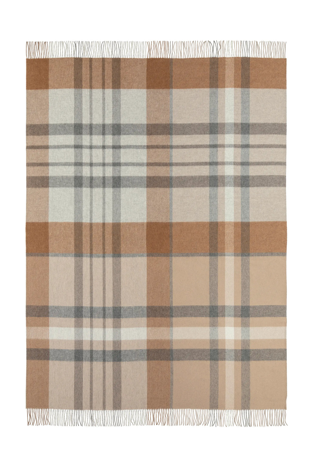 Johnstons of Elgin - Reversible Cashmere Leven Check Throw