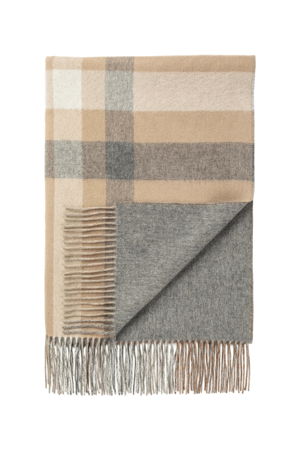 Johnstons of Elgin - Reversible Cashmere Leven Check Throw