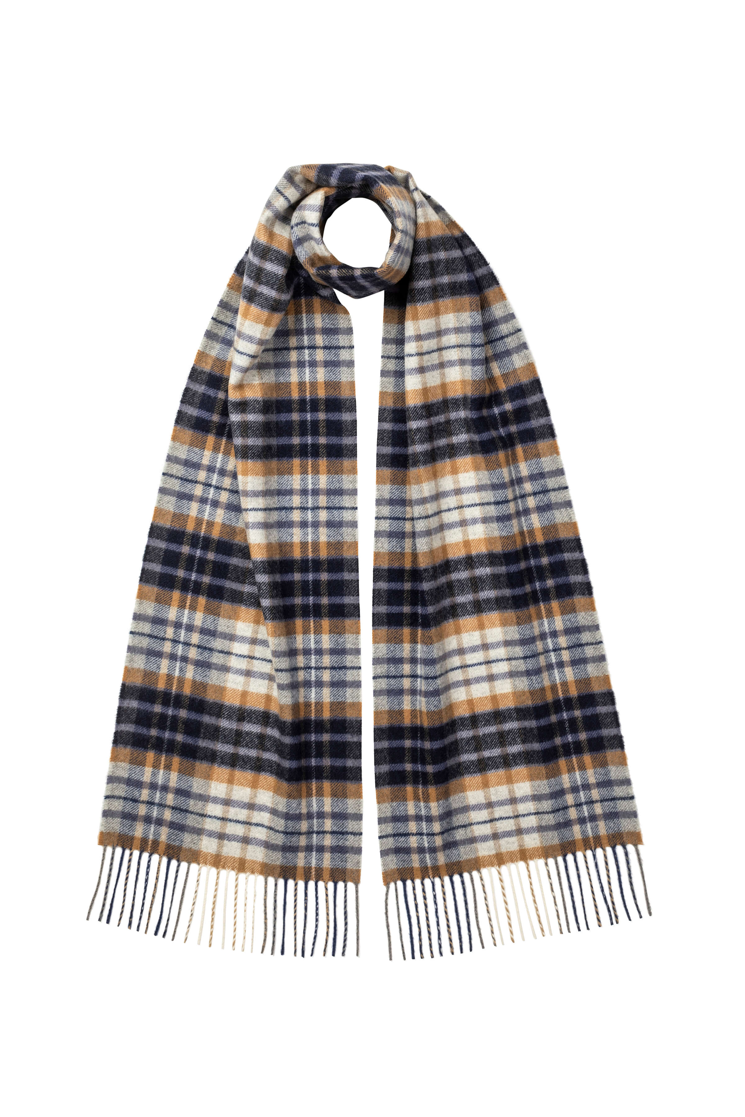 Johnstons of Elgin - House Check Cashmere Scarf