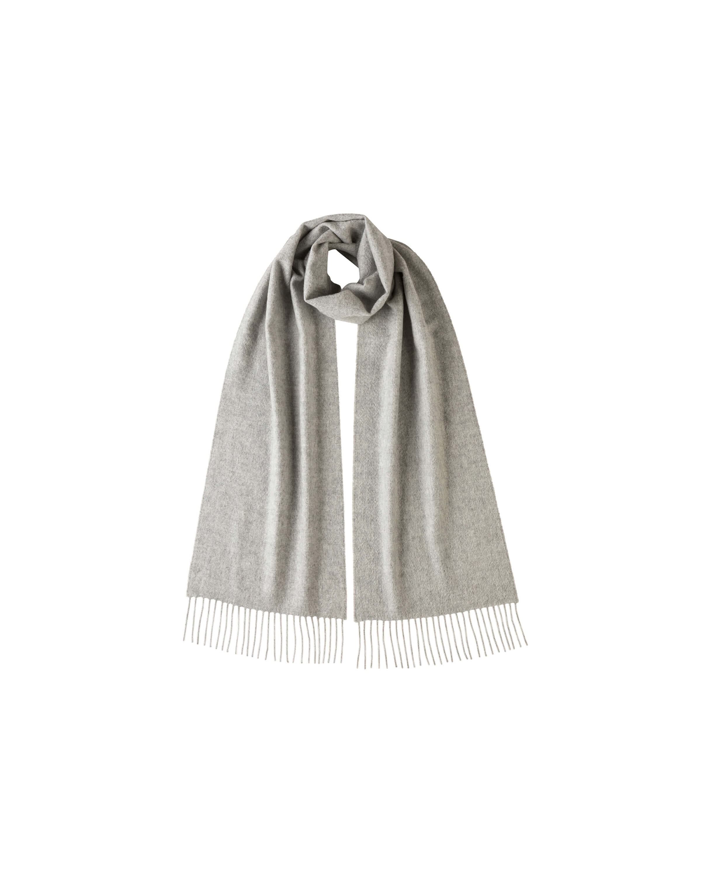 Johnstons of Elgin - Women's Light Grey Cashmere Accessories Gift Set