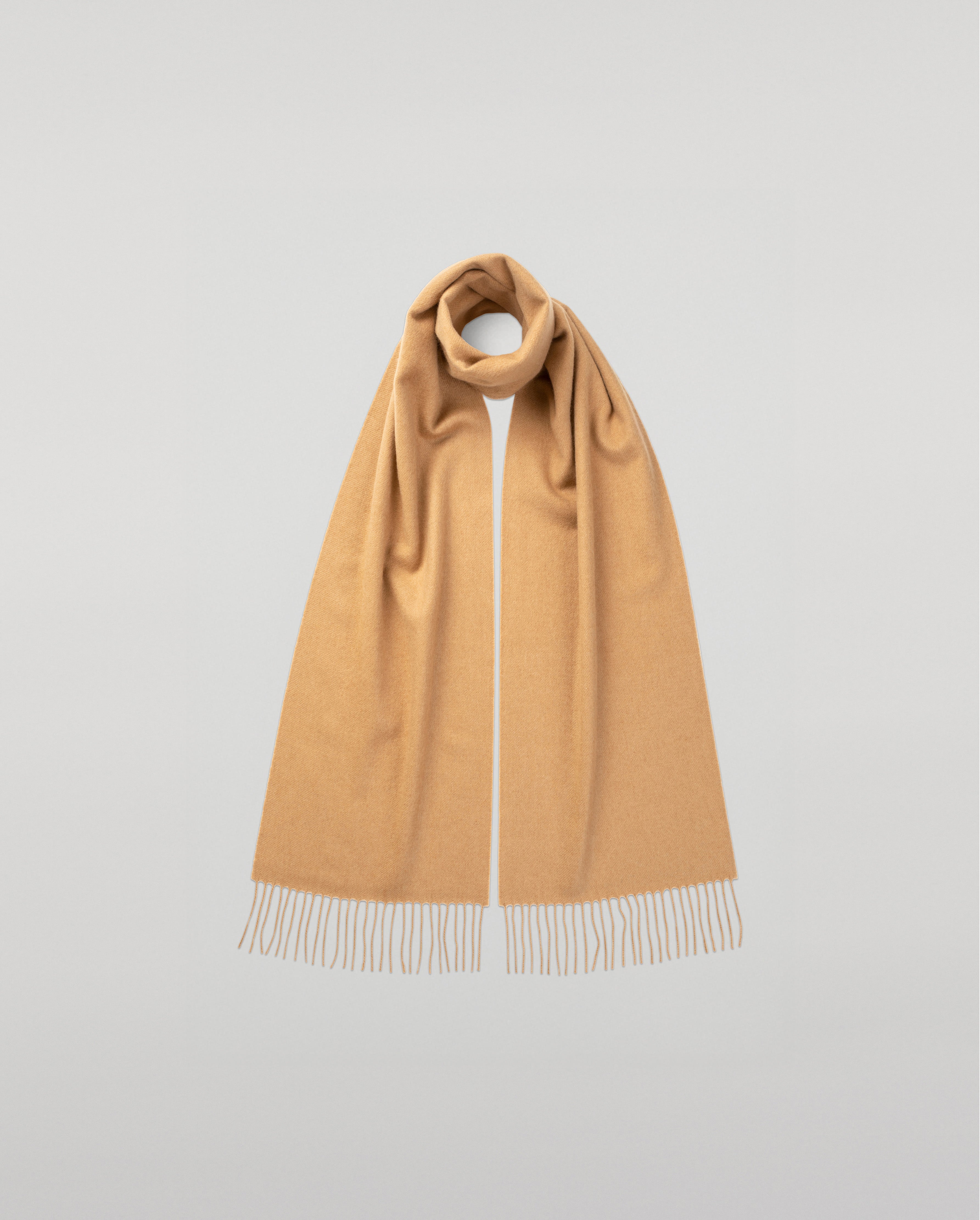 Johnstons of Elgin - Camel Cashmere Scarf