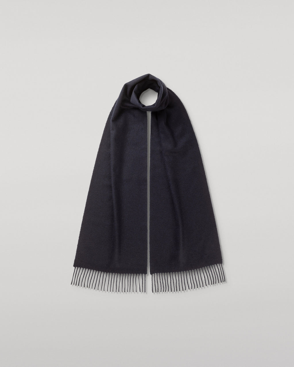 Johnstons of Elgin - Dark Navy Cashmere Scarf