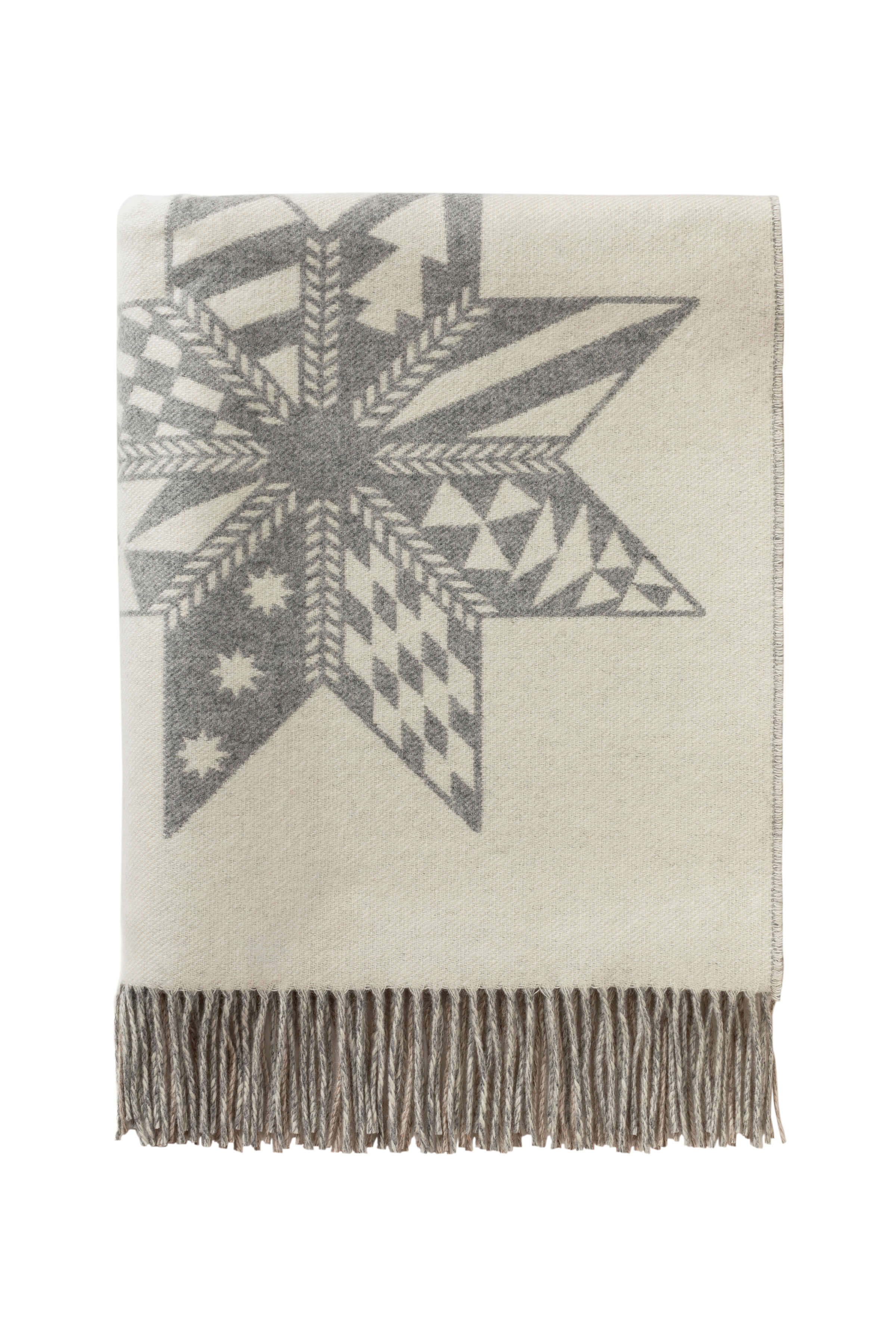 Johnstons of Elgin - Natural Stars Cashmere Blanket