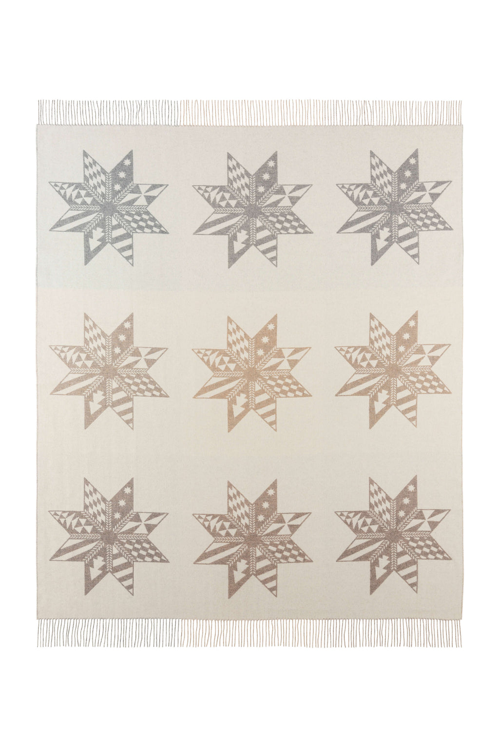 Johnstons of Elgin - Natural Stars Cashmere Blanket