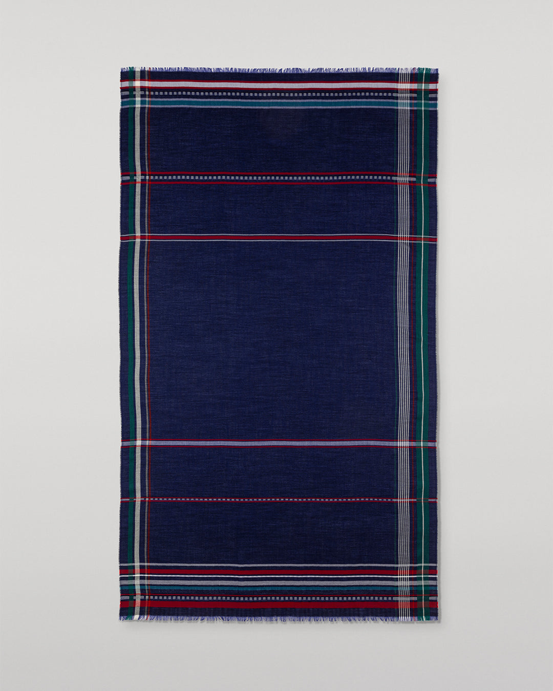 Johnstons of Elgin - Helmina Navy Cashmere Scarf