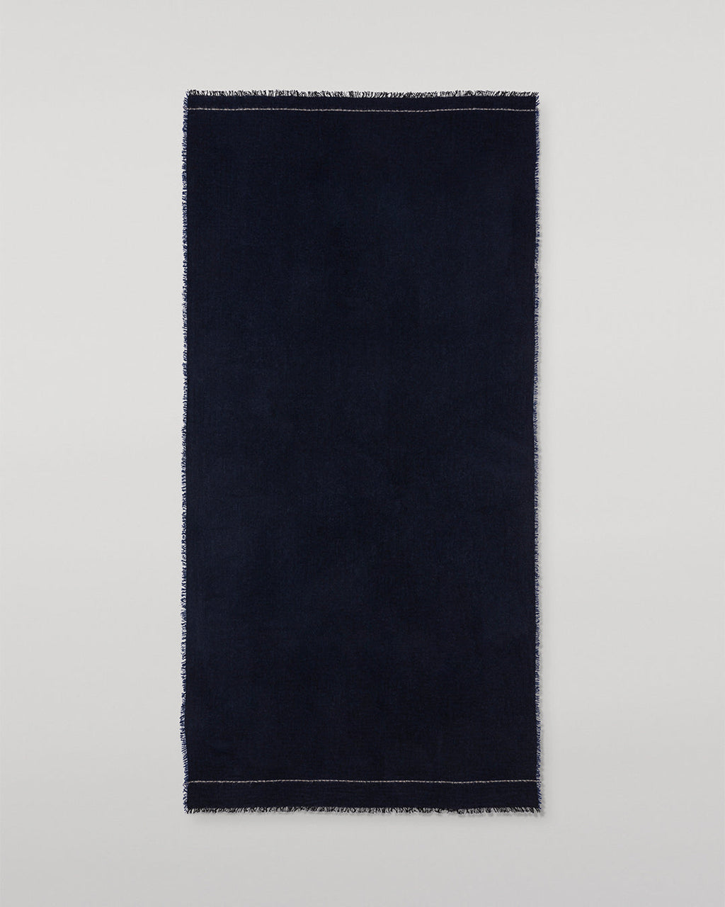 Johnstons of Elgin - Usan Navy Cashmere Scarf