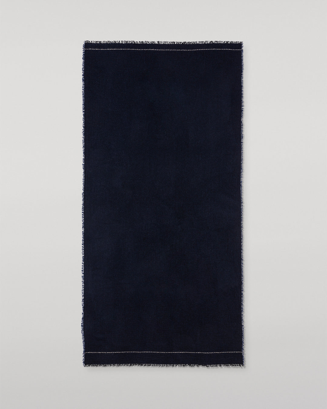 Johnstons of Elgin - Usan Navy Cashmere Scarf