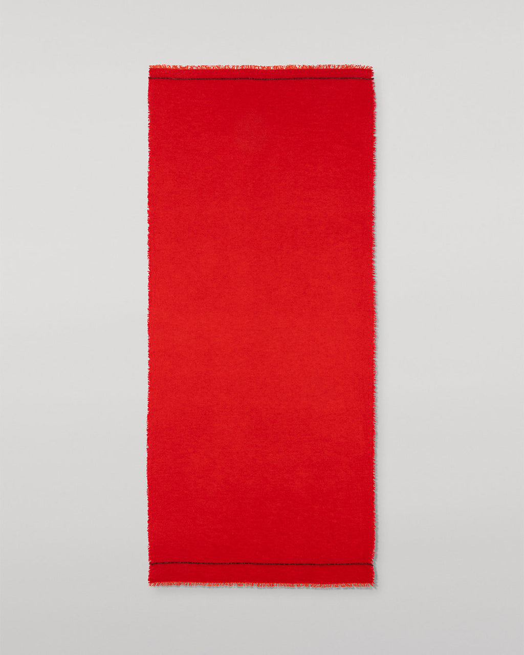 Johnstons of Elgin - Usan Red Cashmere Scarf