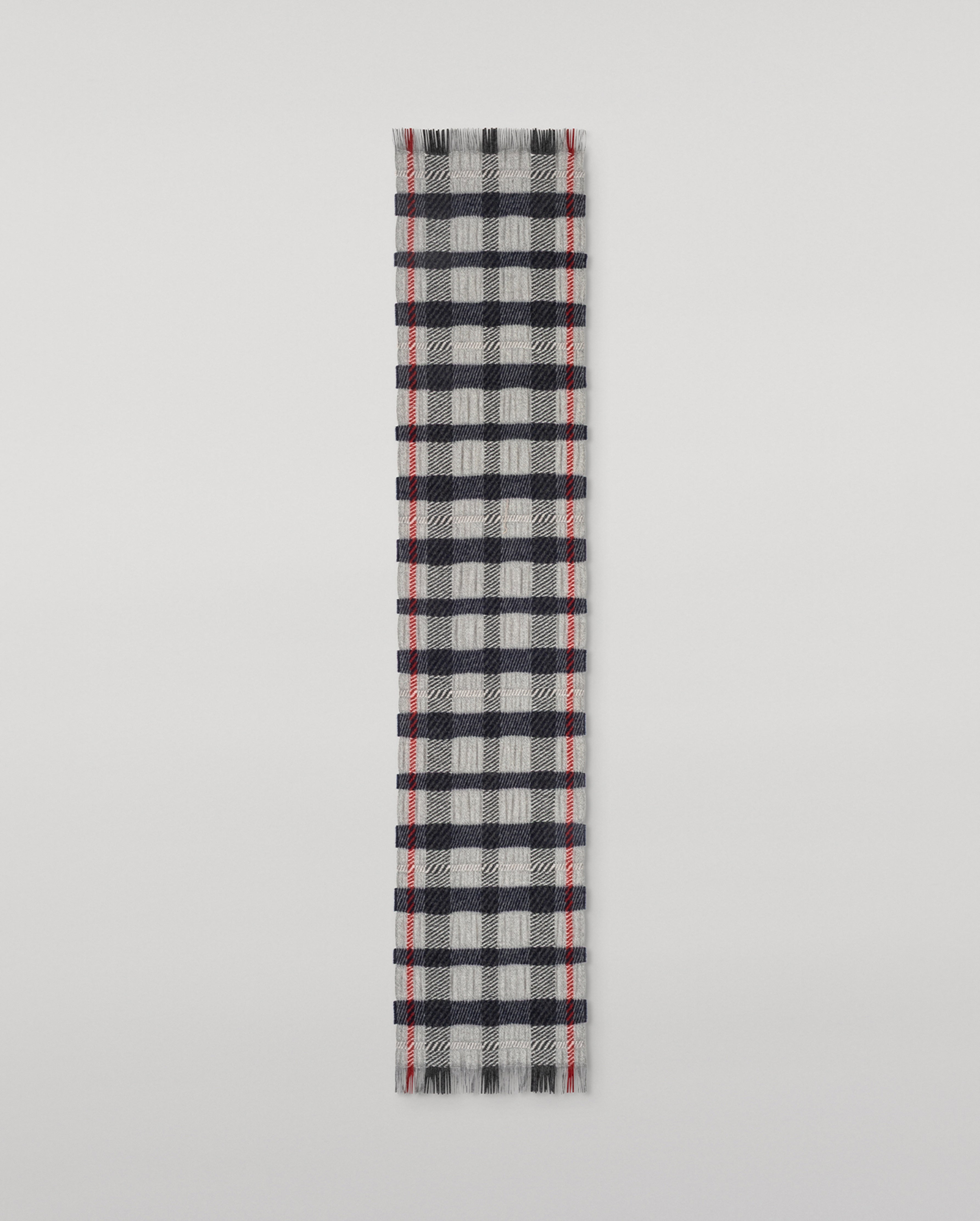 Johnstons of Elgin - Crowe Silver Cashmere Scarf