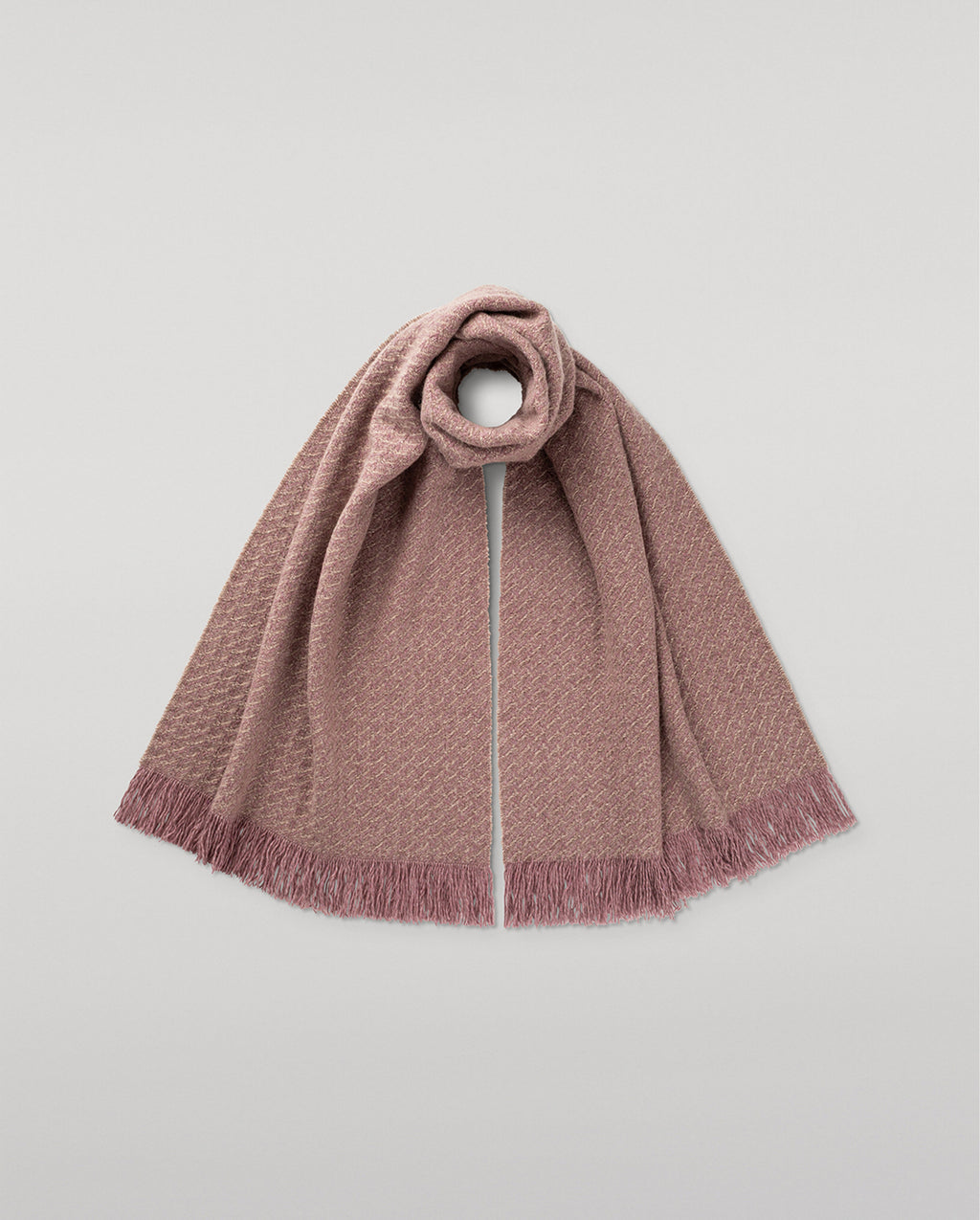 Johnstons of Elgin - Yarrow Light Pink Cashmere Scarf