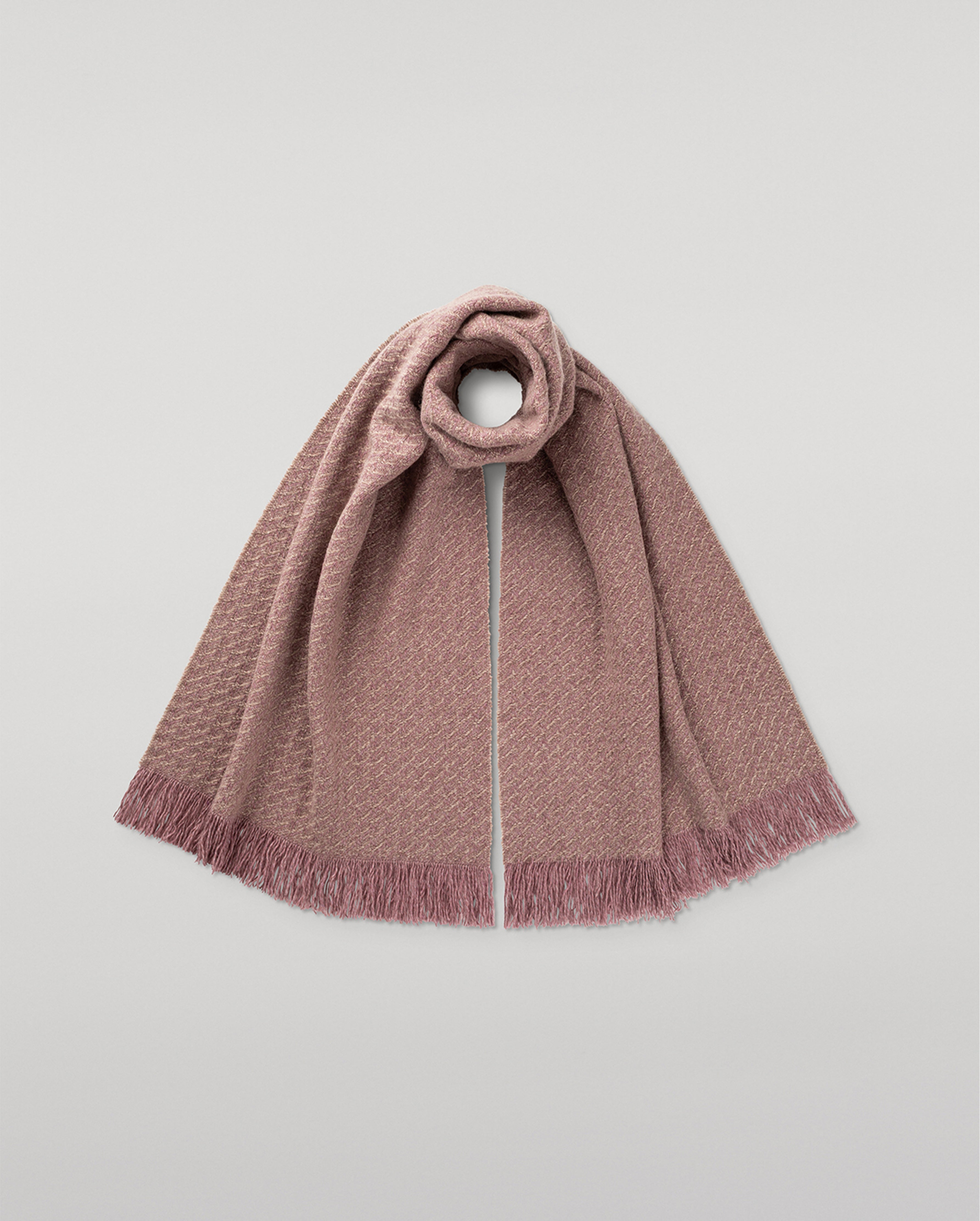 Johnstons of Elgin - Yarrow Light Pink Cashmere Scarf