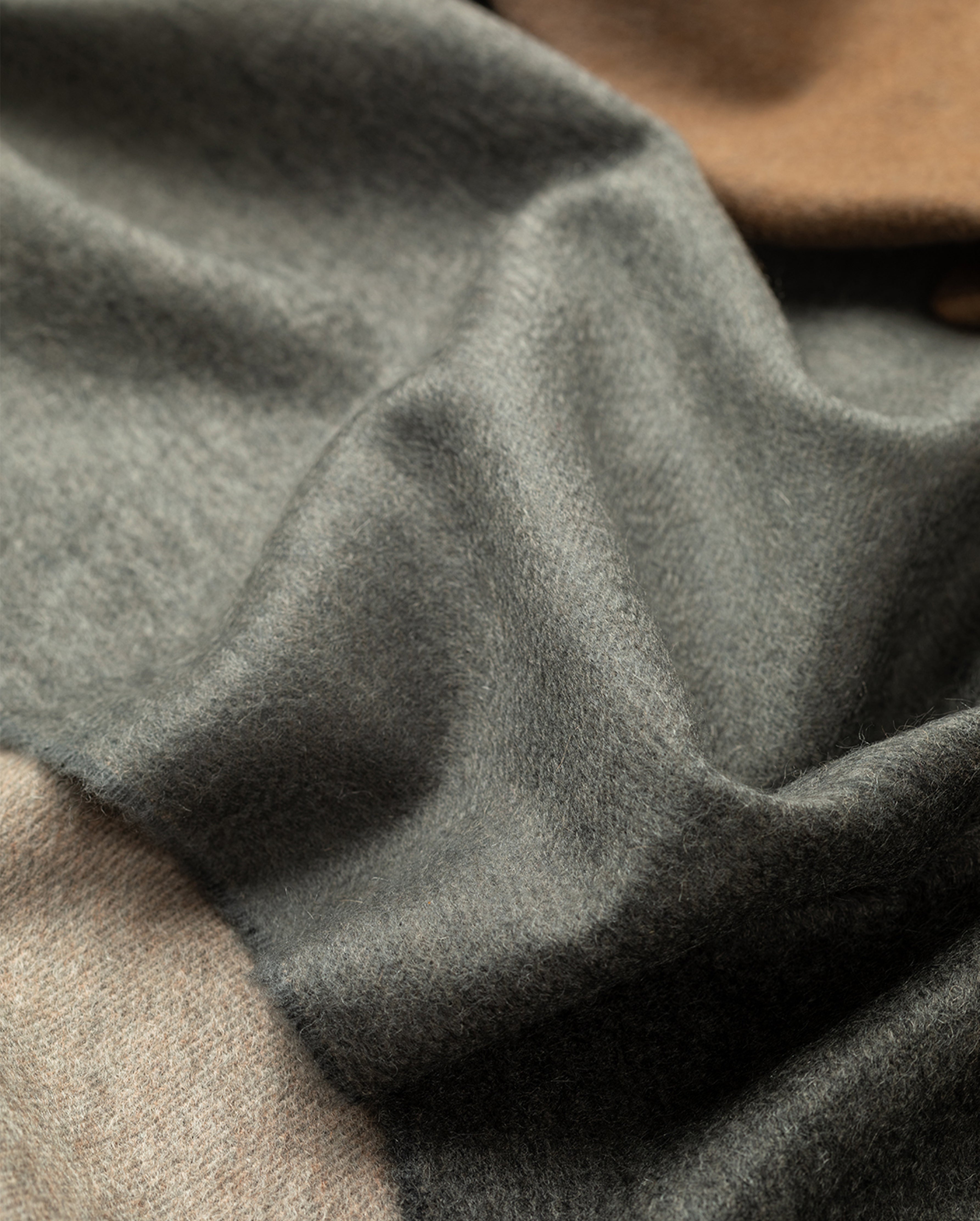 Johnstons of Elgin - Umbra Ombré Brown Cashmere Scarf