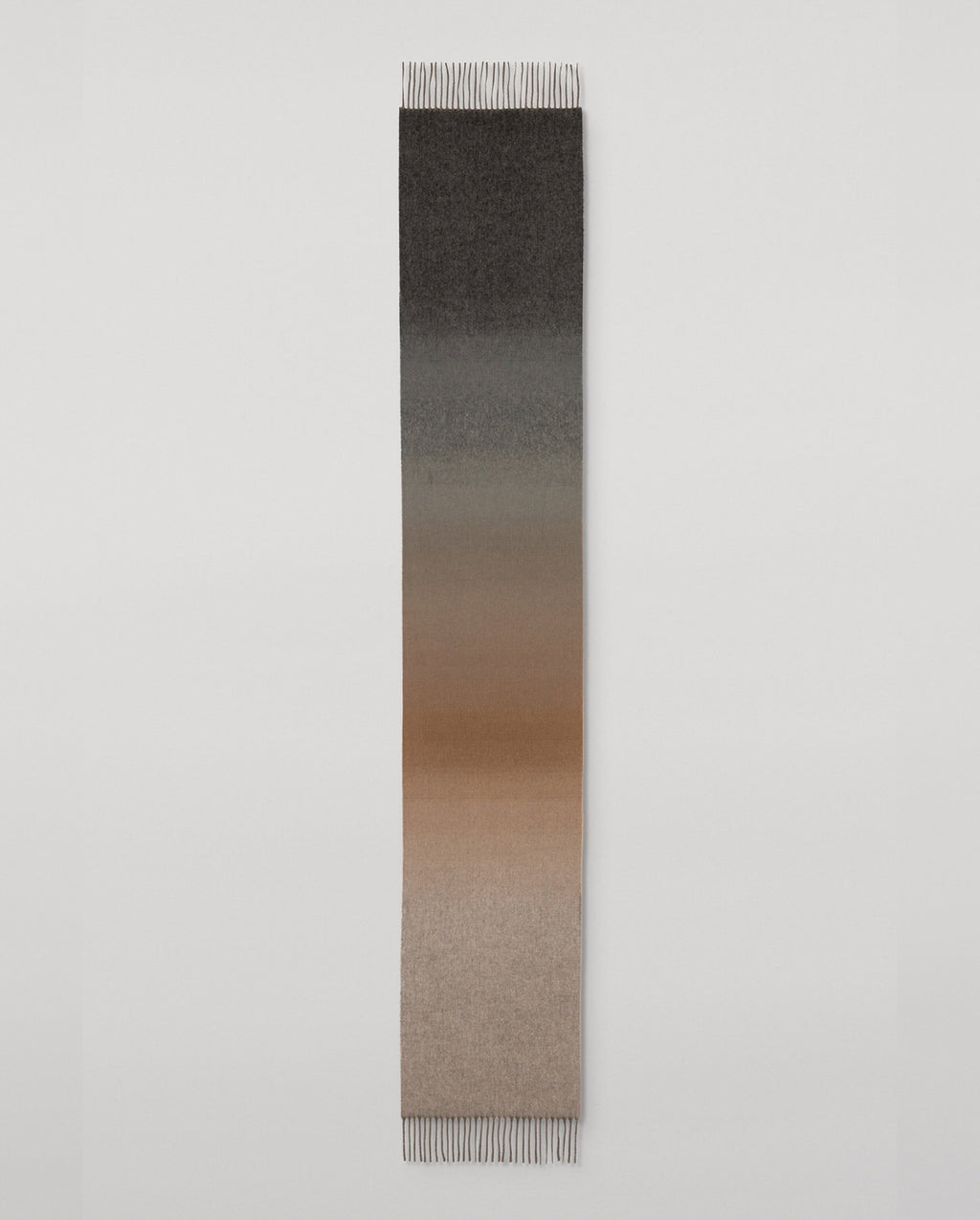 Johnstons of Elgin - Umbra Ombré Brown Cashmere Scarf