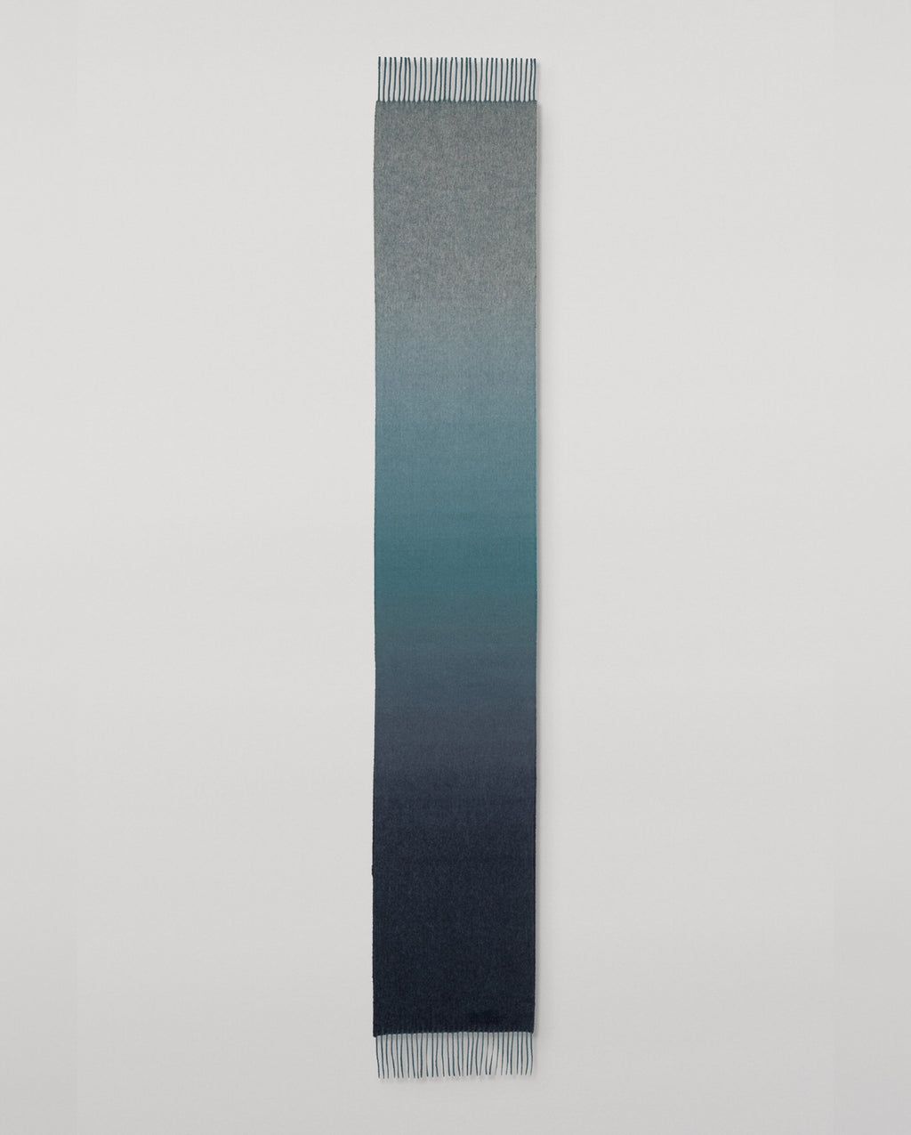 Johnstons of Elgin - Umbra Ombré Blue Cashmere Scarf