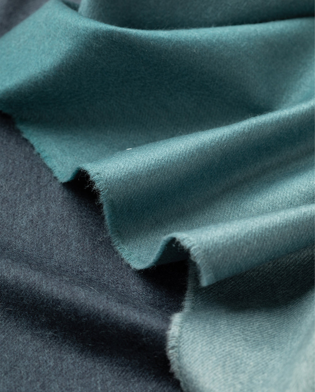 Johnstons of Elgin - Umbra Ombré Blue Cashmere Scarf