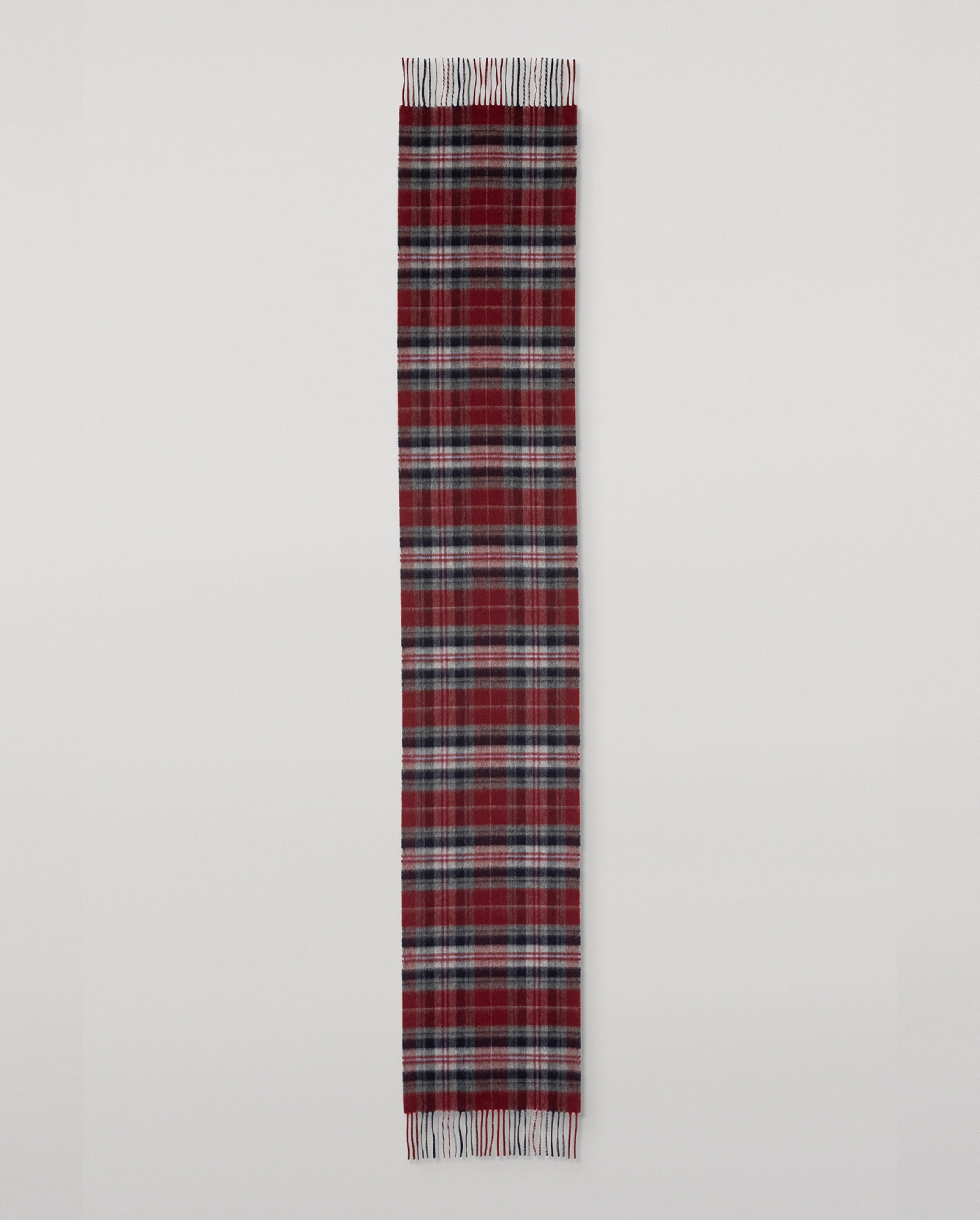 Johnstons of Elgin - Linlithgow Burgundy Cashmere Scarf