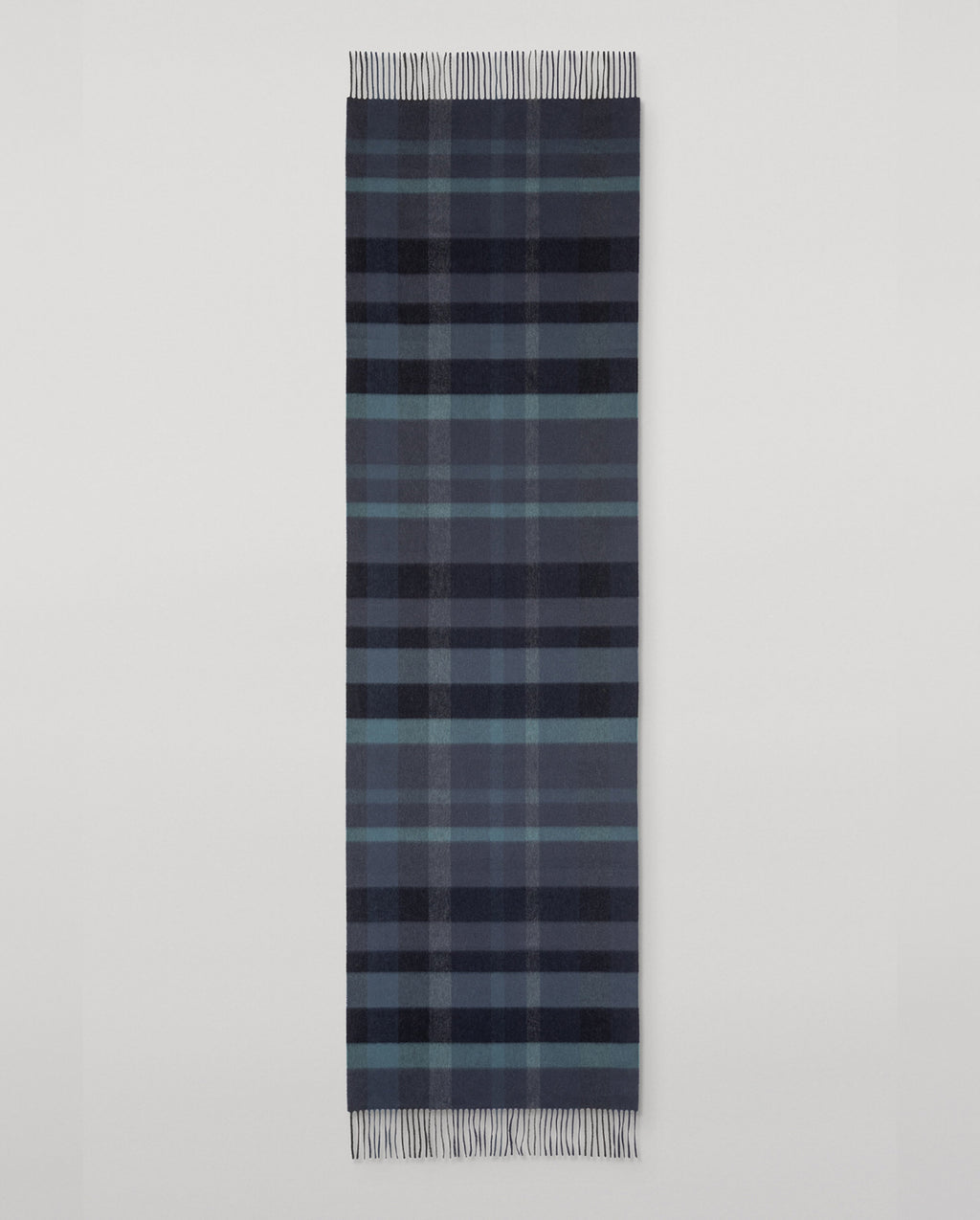 Johnstons of Elgin - Tantallon Blue Cashmere Scarf