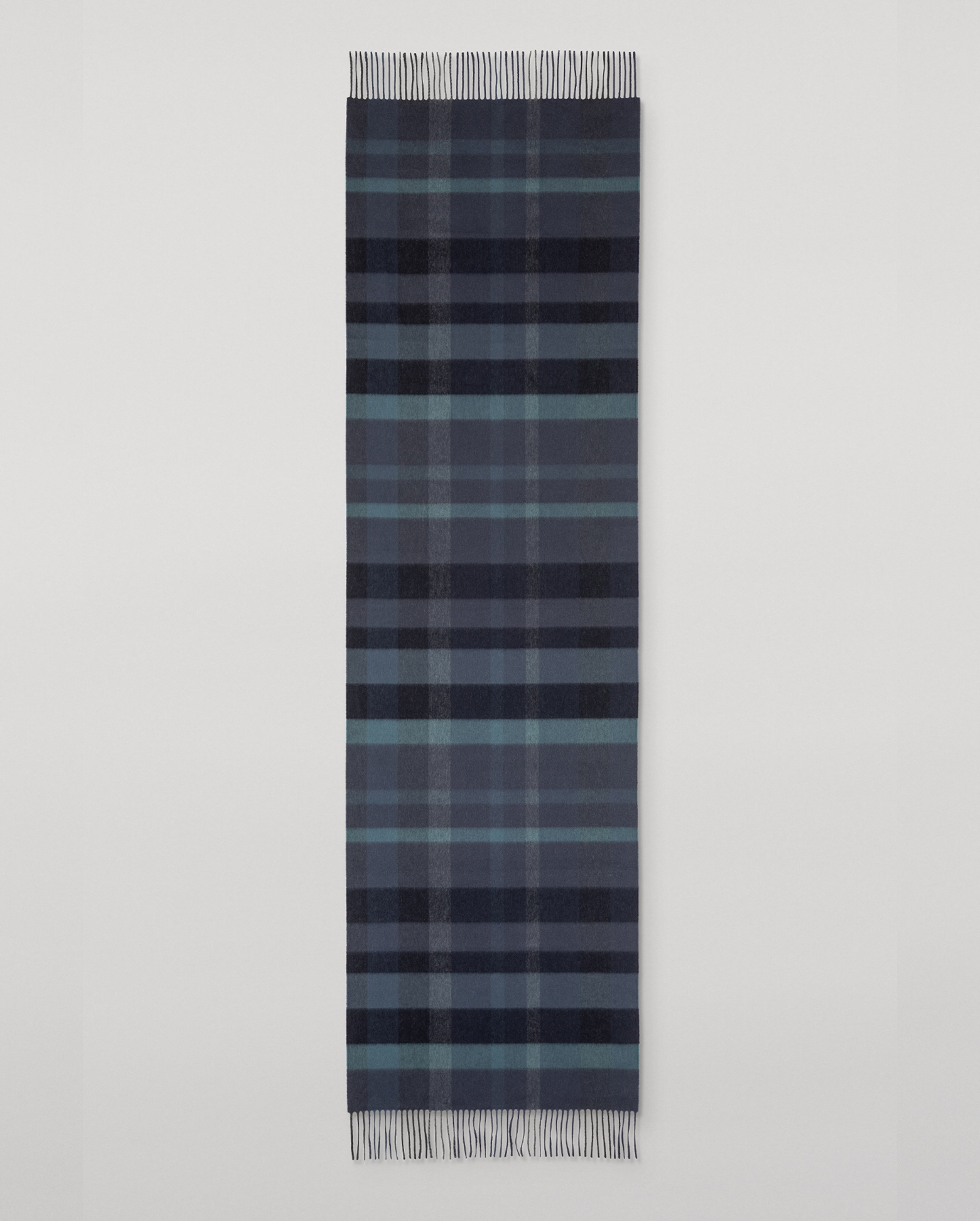 Johnstons of Elgin - Tantallon Blue Cashmere Scarf