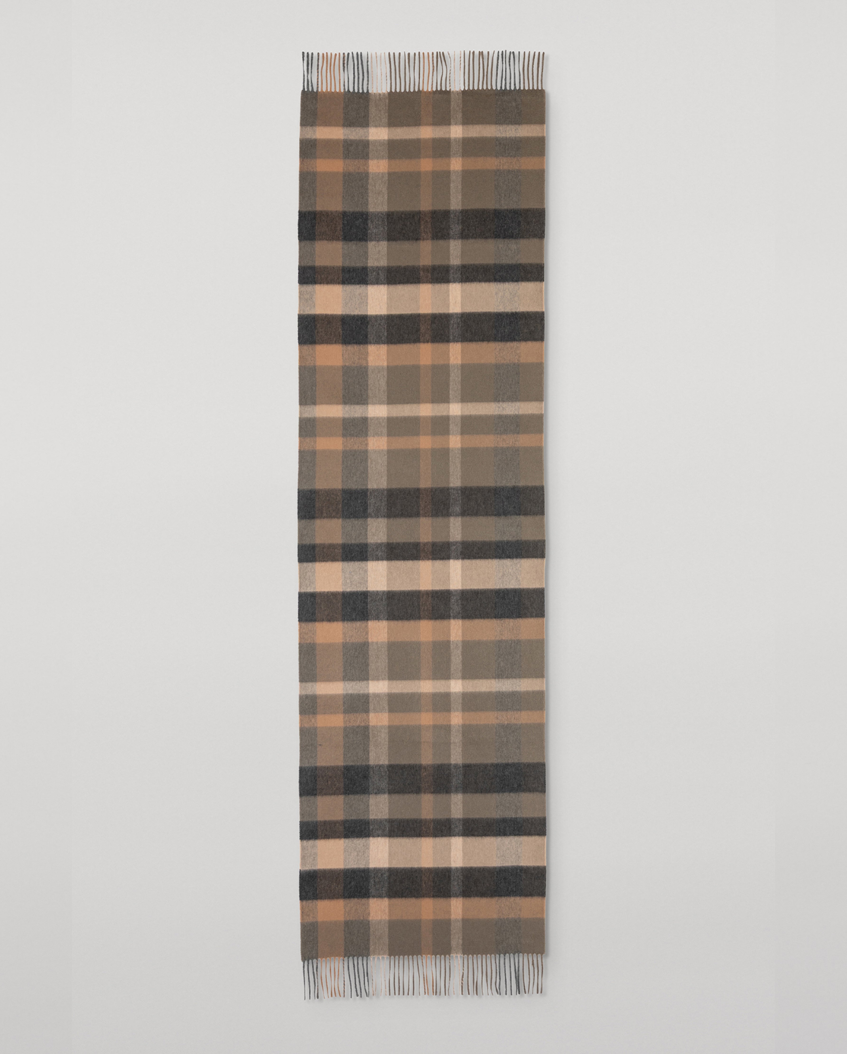 Johnstons of Elgin - Tantallon Brown Cashmere Scarf
