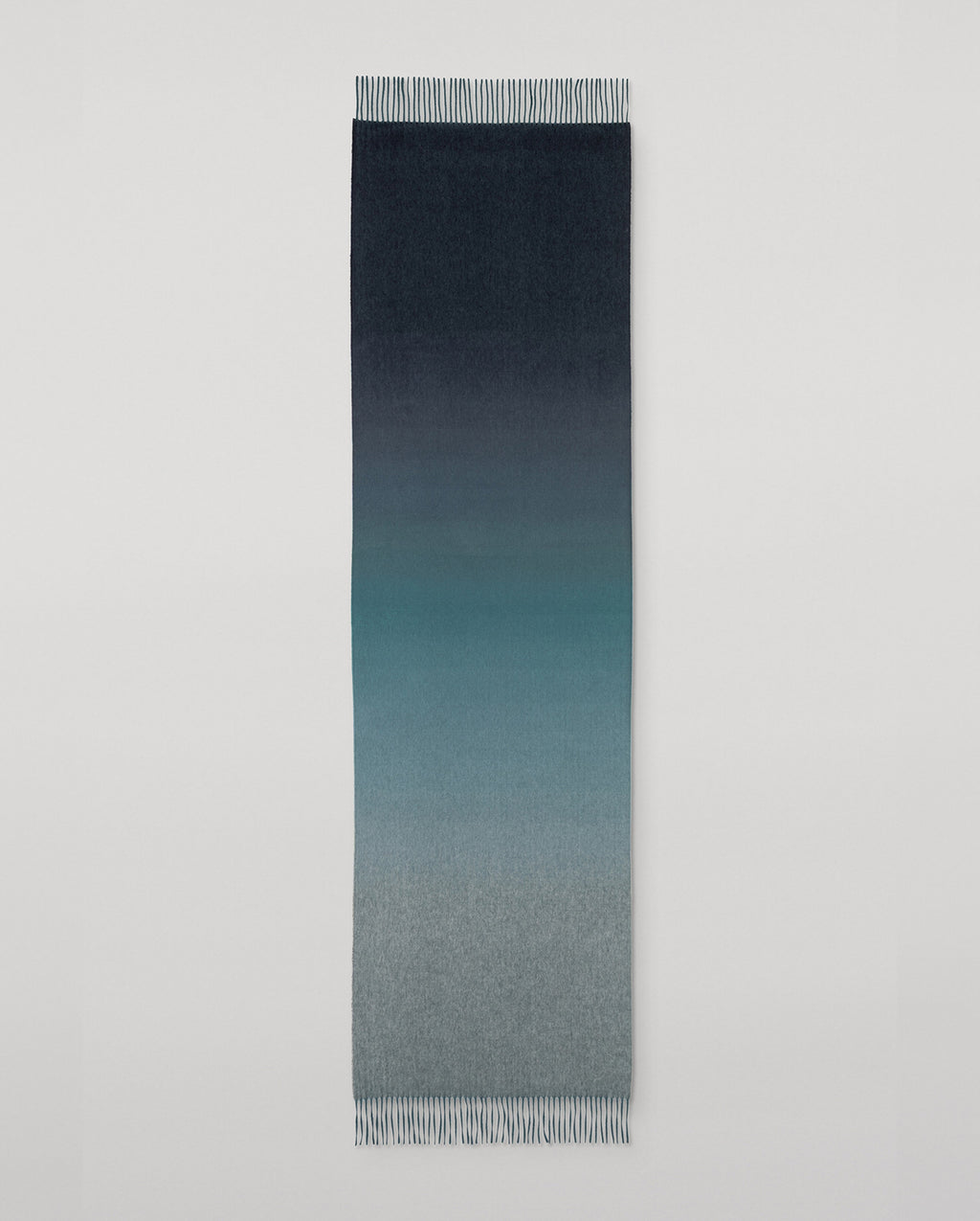 Johnstons of Elgin - Umbra Ombré Blue Cashmere Stole