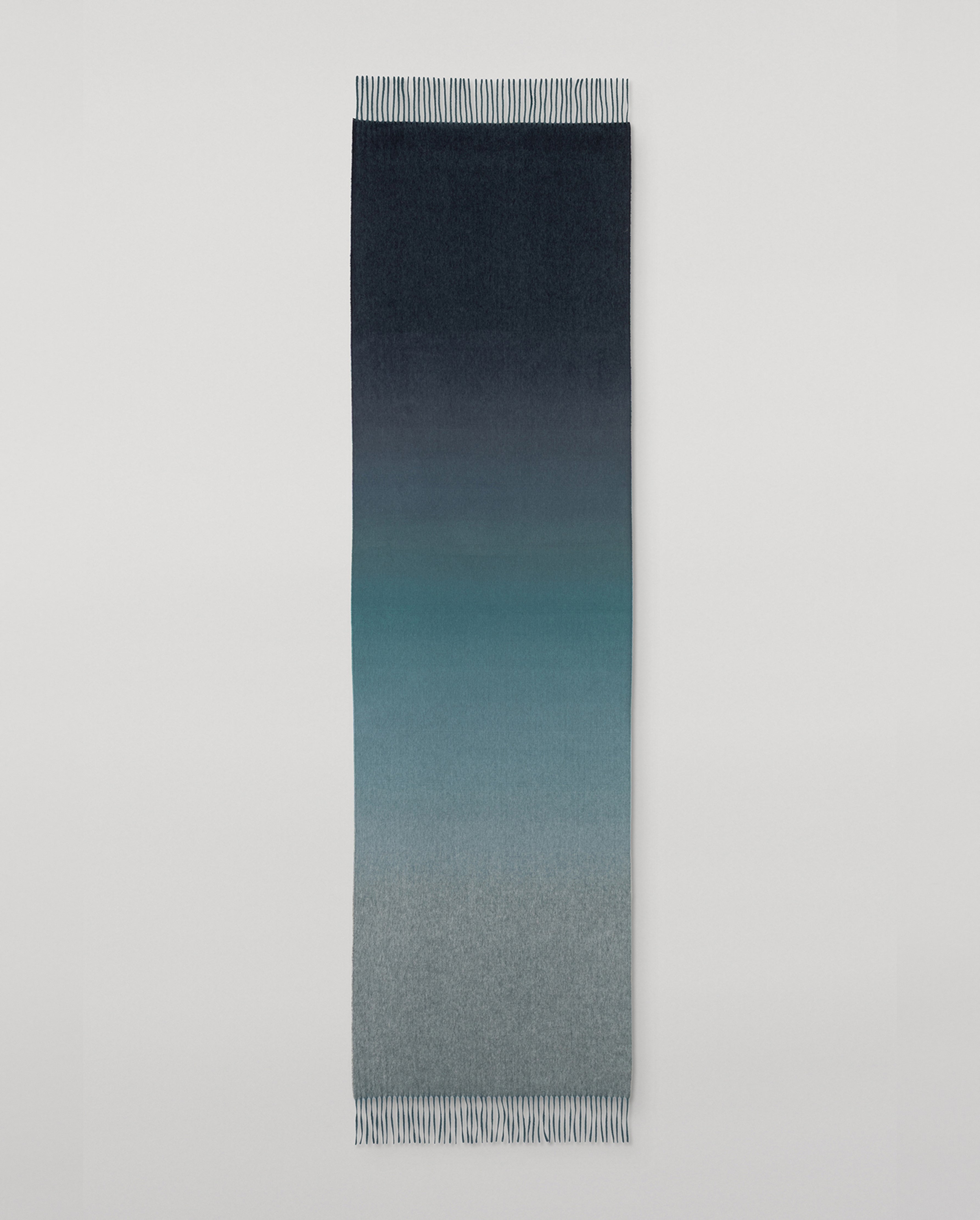 Johnstons of Elgin - Umbra Ombré Blue Cashmere Stole