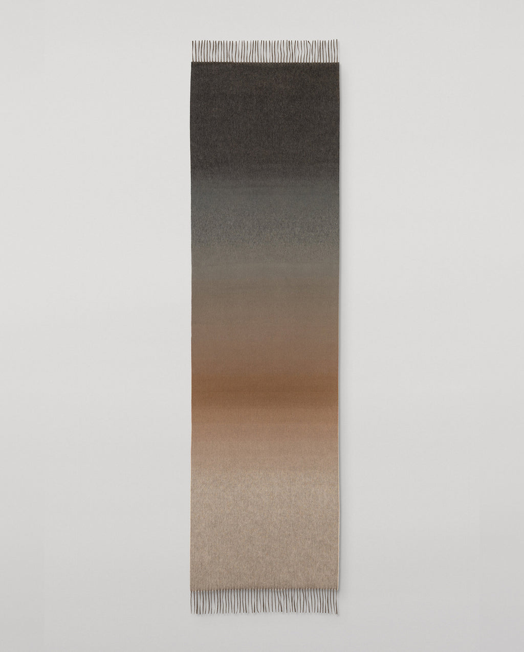 Johnstons of Elgin - Umbra Ombré Brown Cashmere Stole
