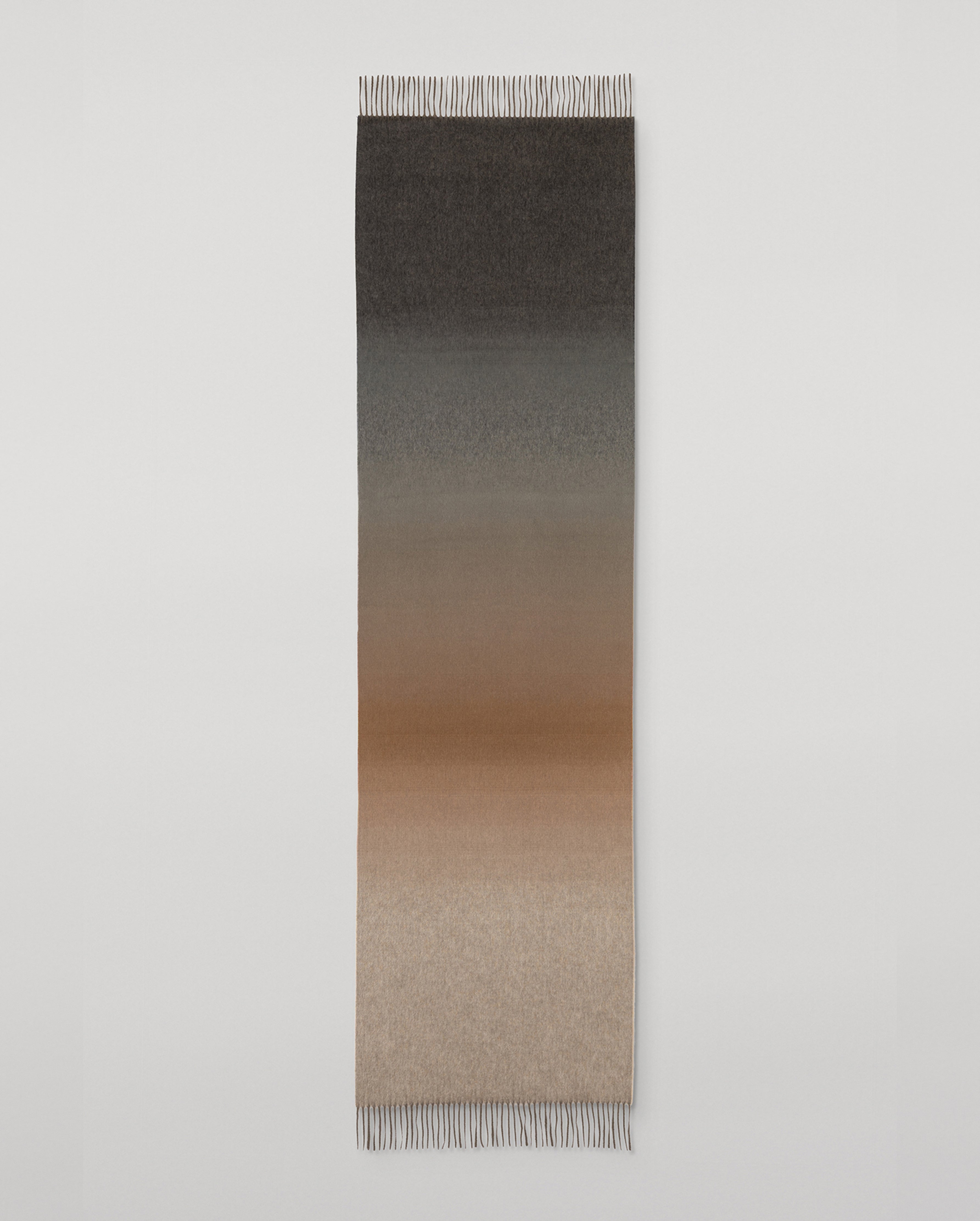 Johnstons of Elgin - Umbra Ombré Brown Cashmere Stole