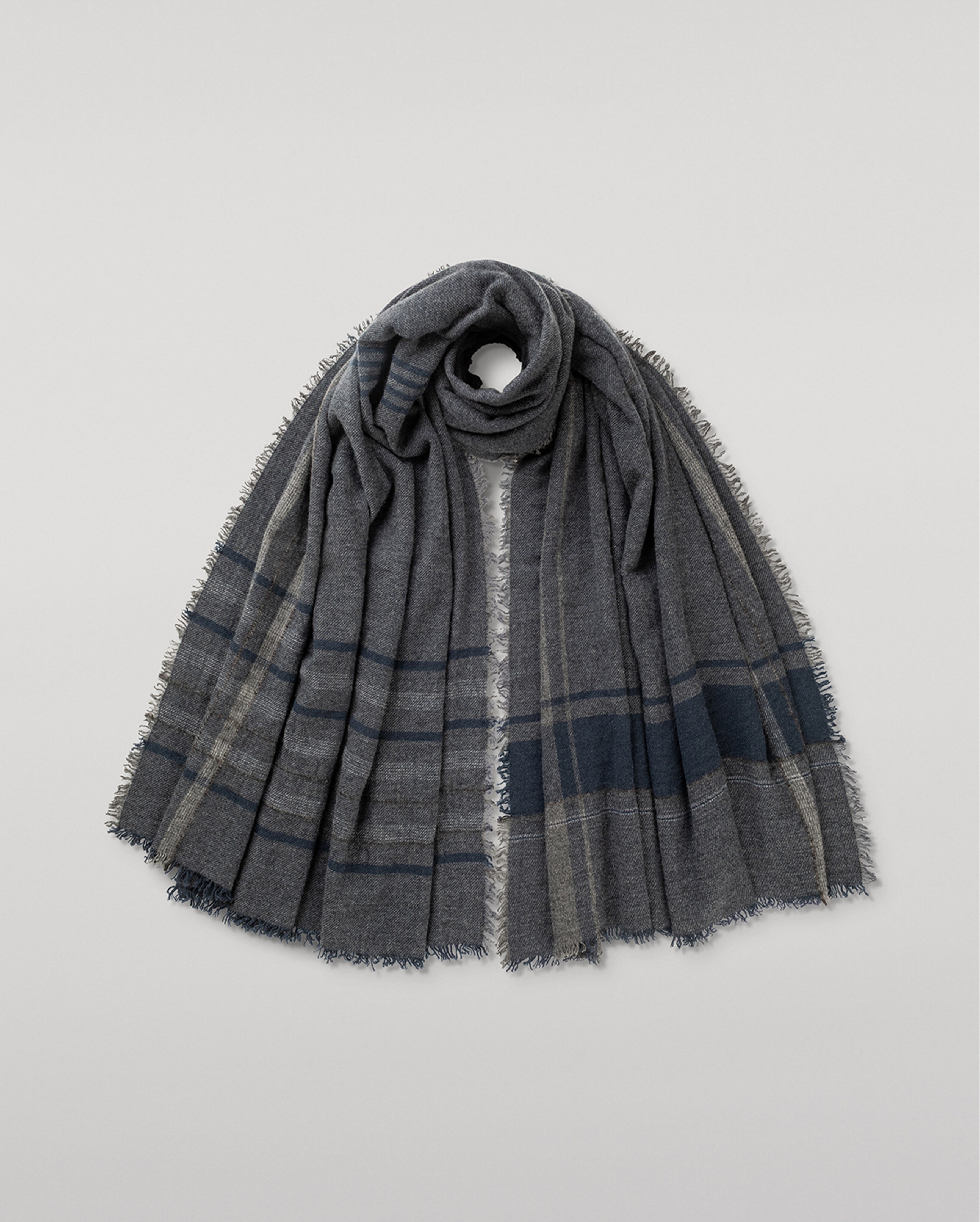Johnstons of Elgin - Gullane Dark Cashmere Stole