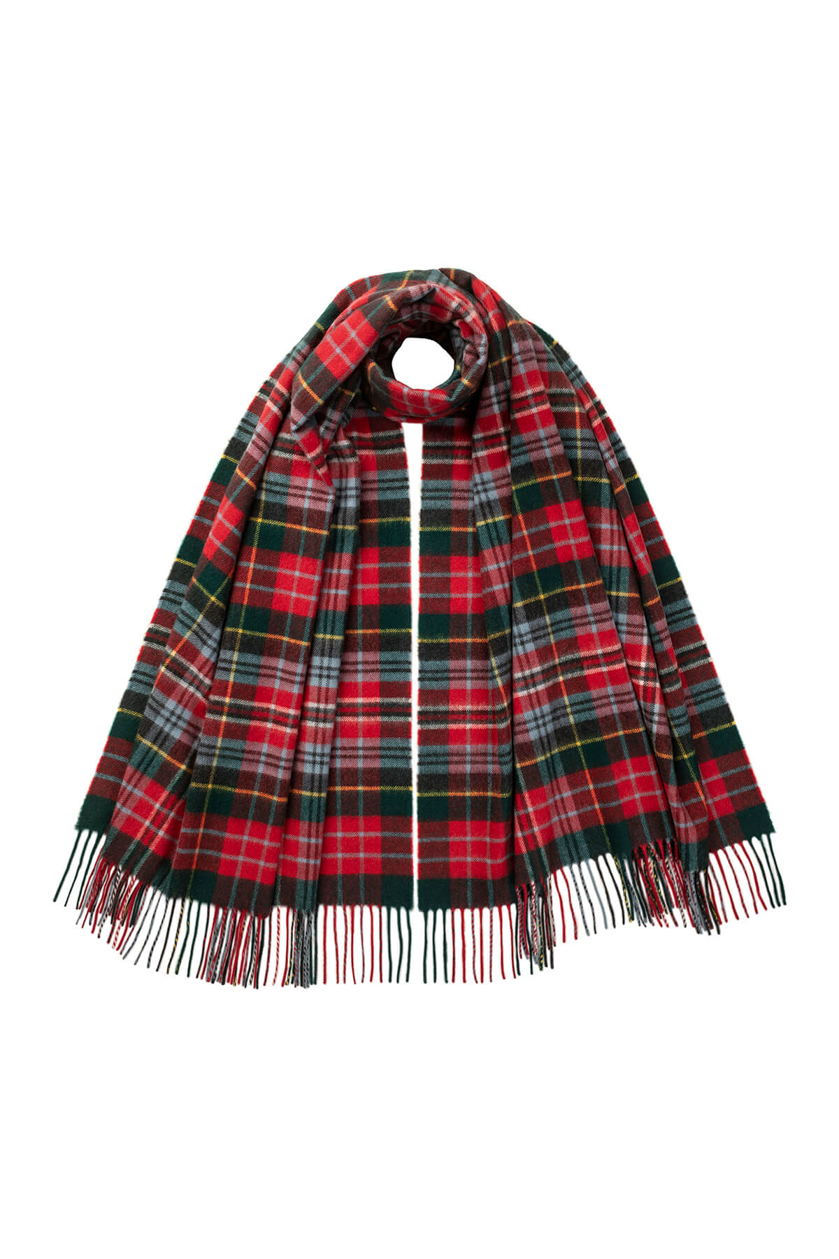 Johnstons of Elgin - Caledonia Tartan Cashmere Stole