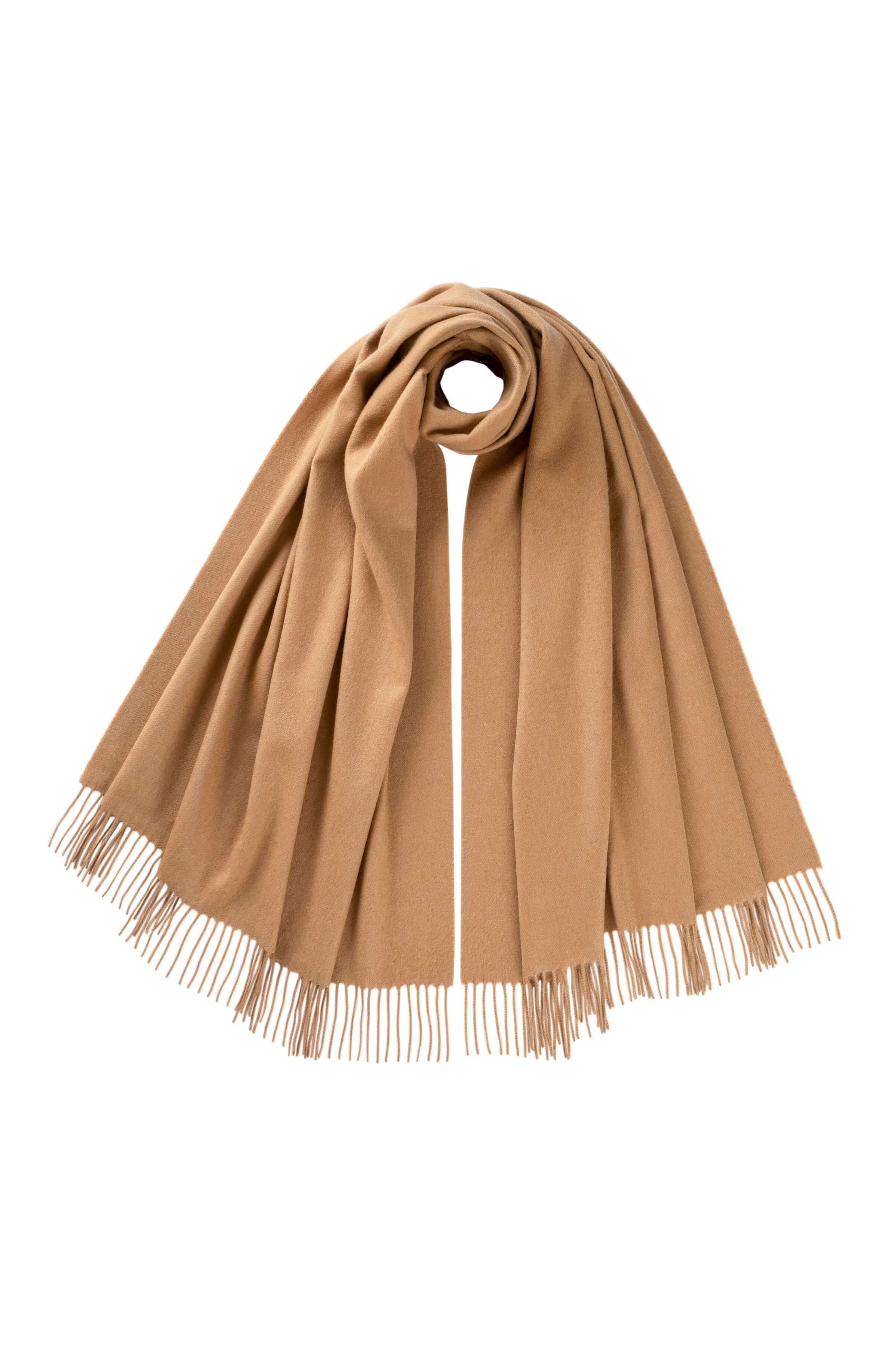 Johnstons of Elgin - Camel Cashmere Stole