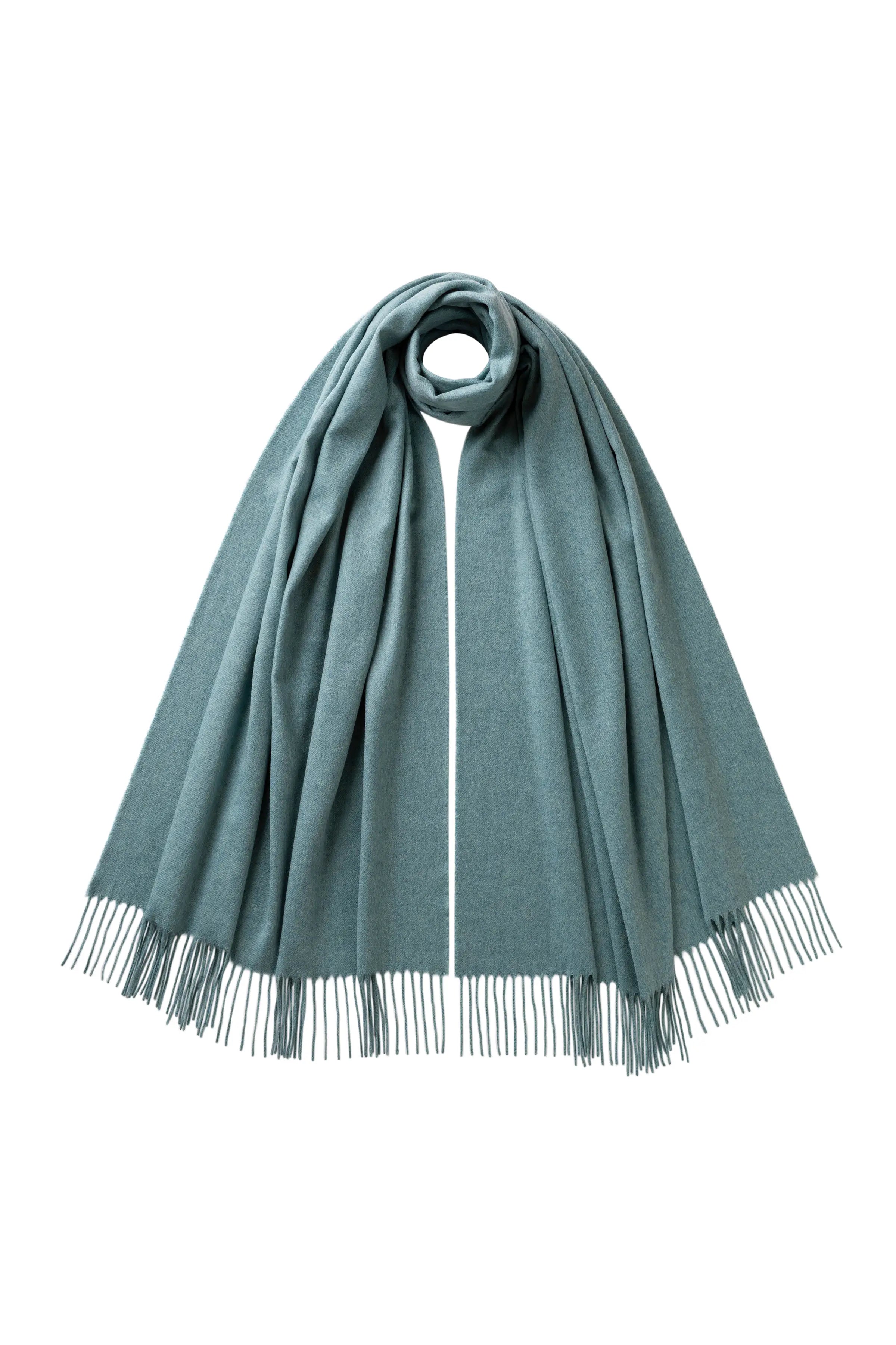 Johnstons of Elgin - Green Cashmere Stole