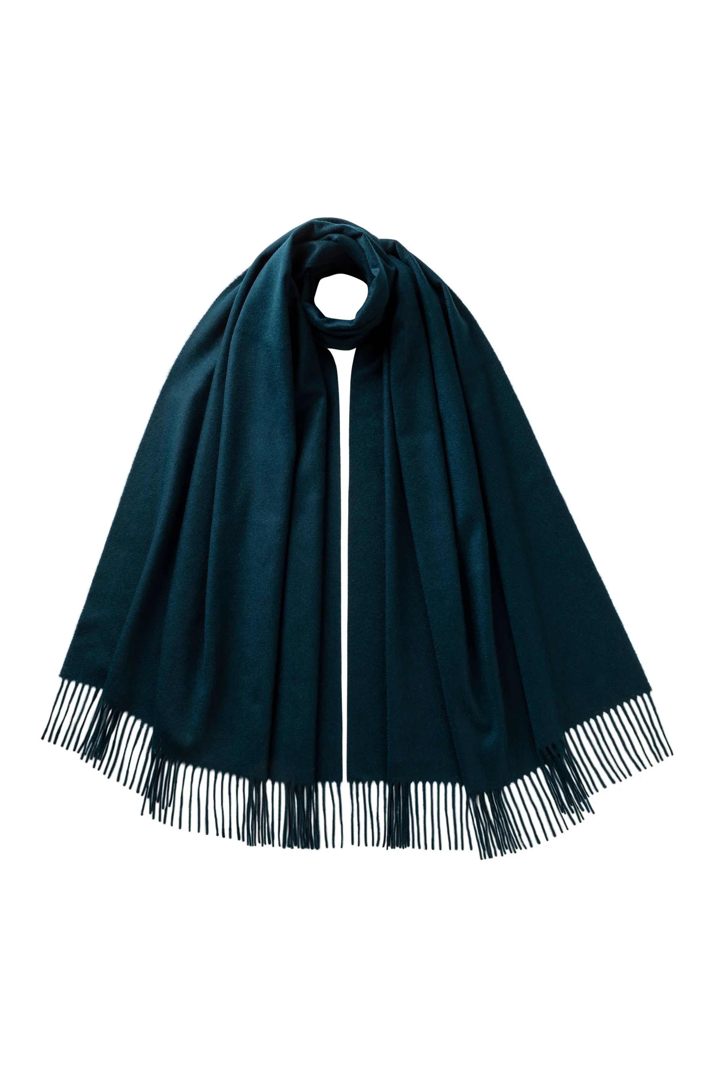Johnstons of Elgin - Bottle Green Cashmere Stole