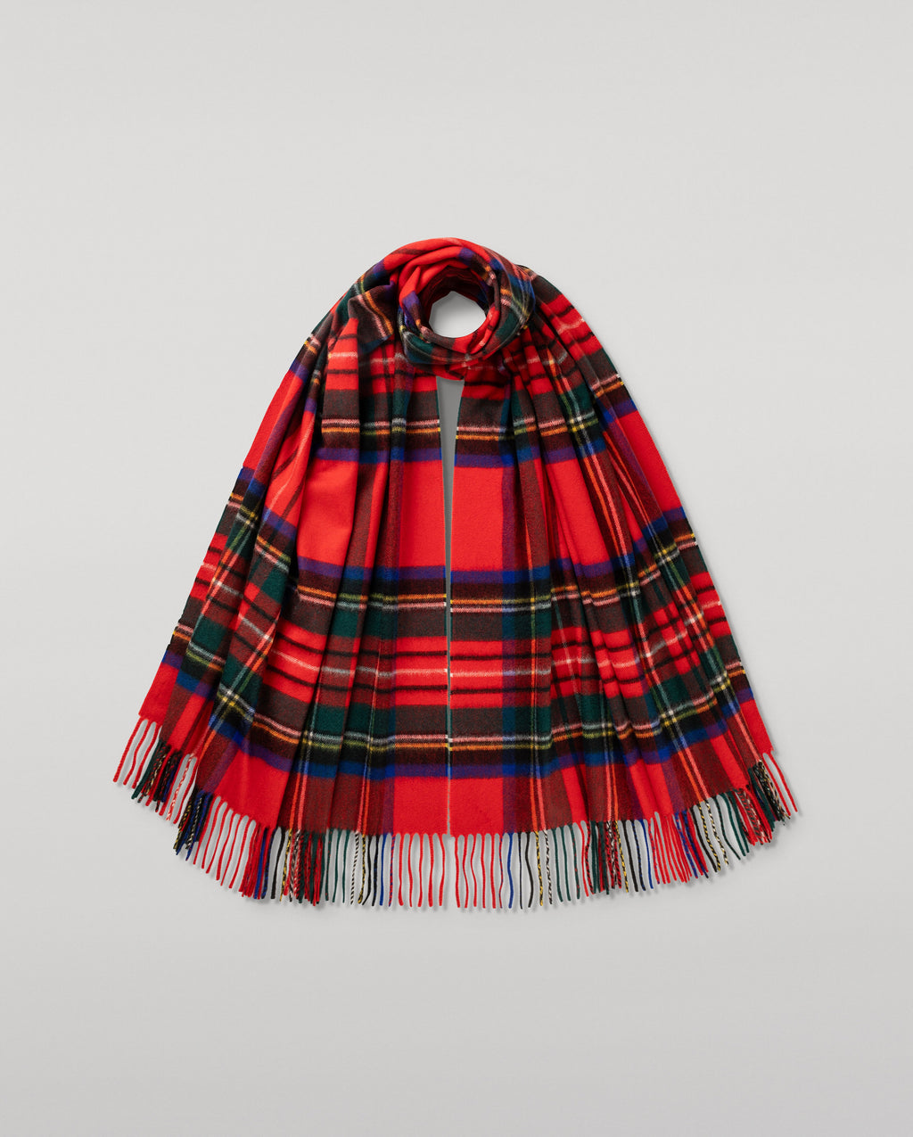 Johnstons of Elgin - Royal Stewart Tartan Cashmere Stole