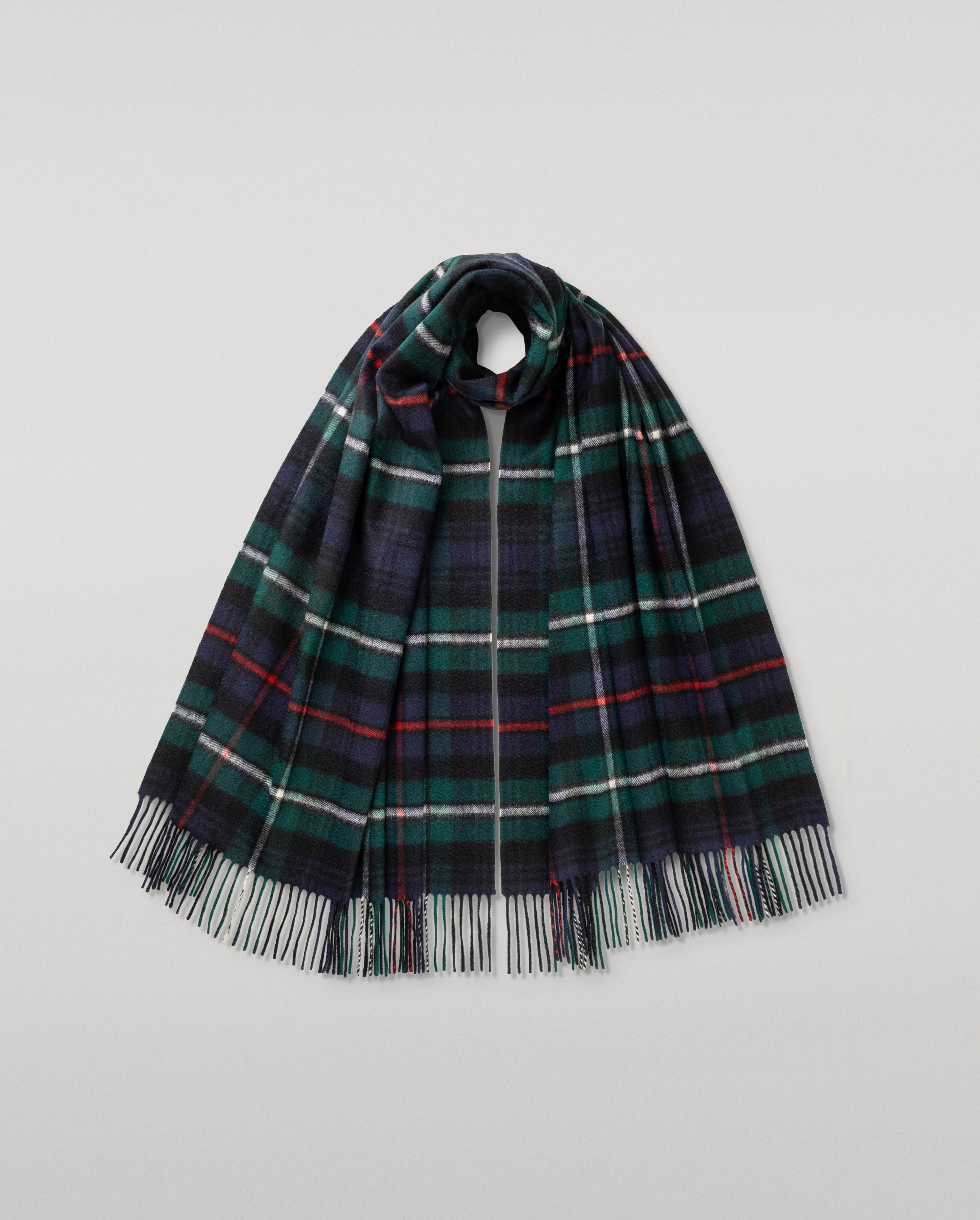 Johnstons of Elgin - MacKenzie Tartan Cashmere Stole
