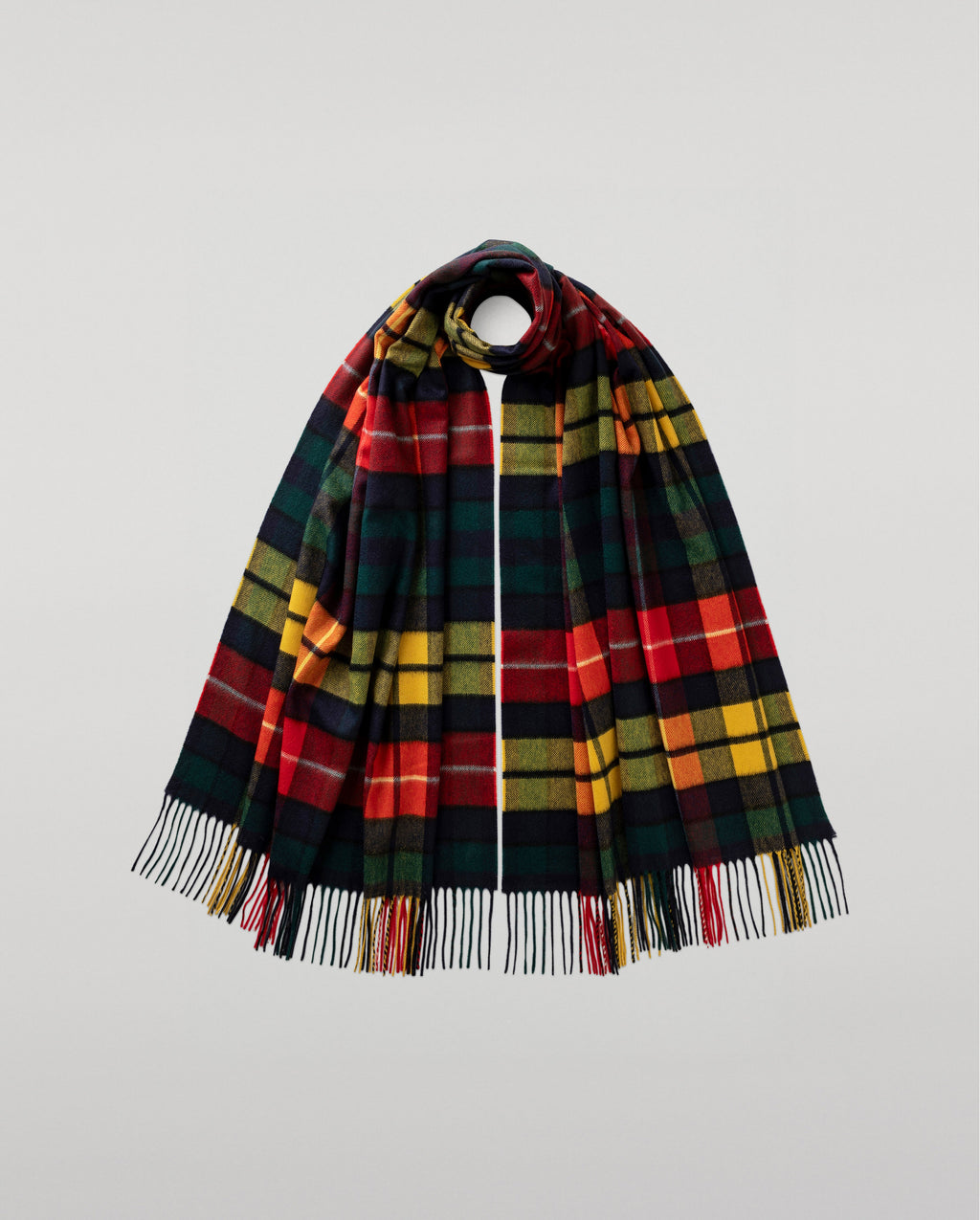 Johnstons of Elgin - Buchanan Tartan Cashmere Stole