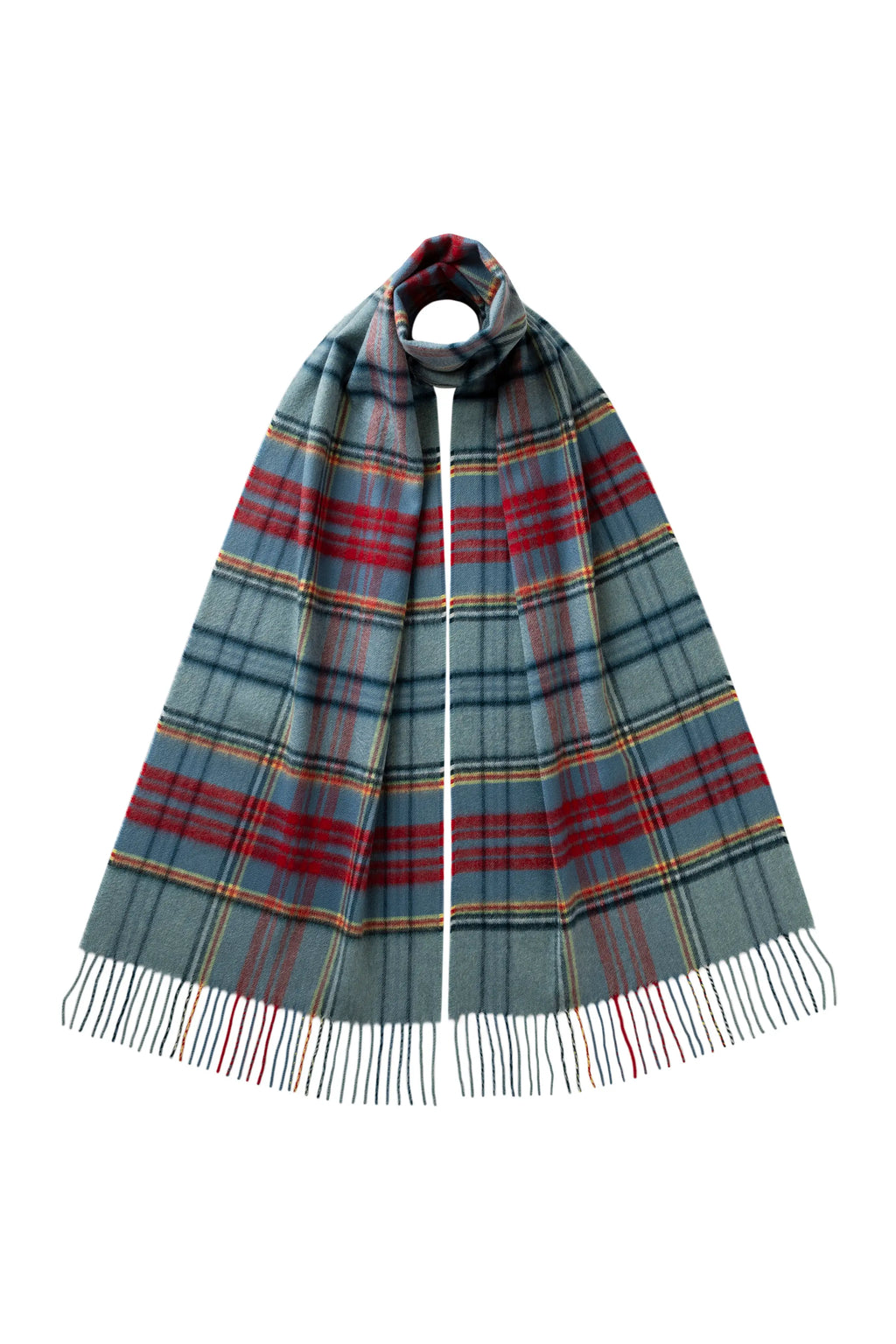 Johnstons of Elgin - Anderson Tartan Wide Cashmere Scarf
