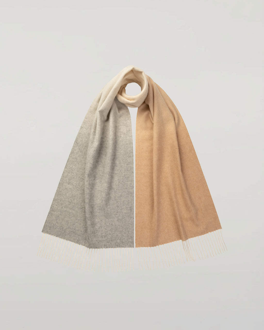 Johnstons of Elgin - Camel Ombré Cashmere Scarf