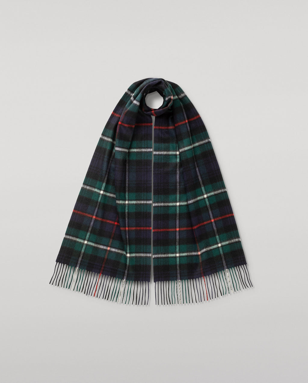 Johnstons of Elgin - MacKenzie Tartan Wide Cashmere Scarf