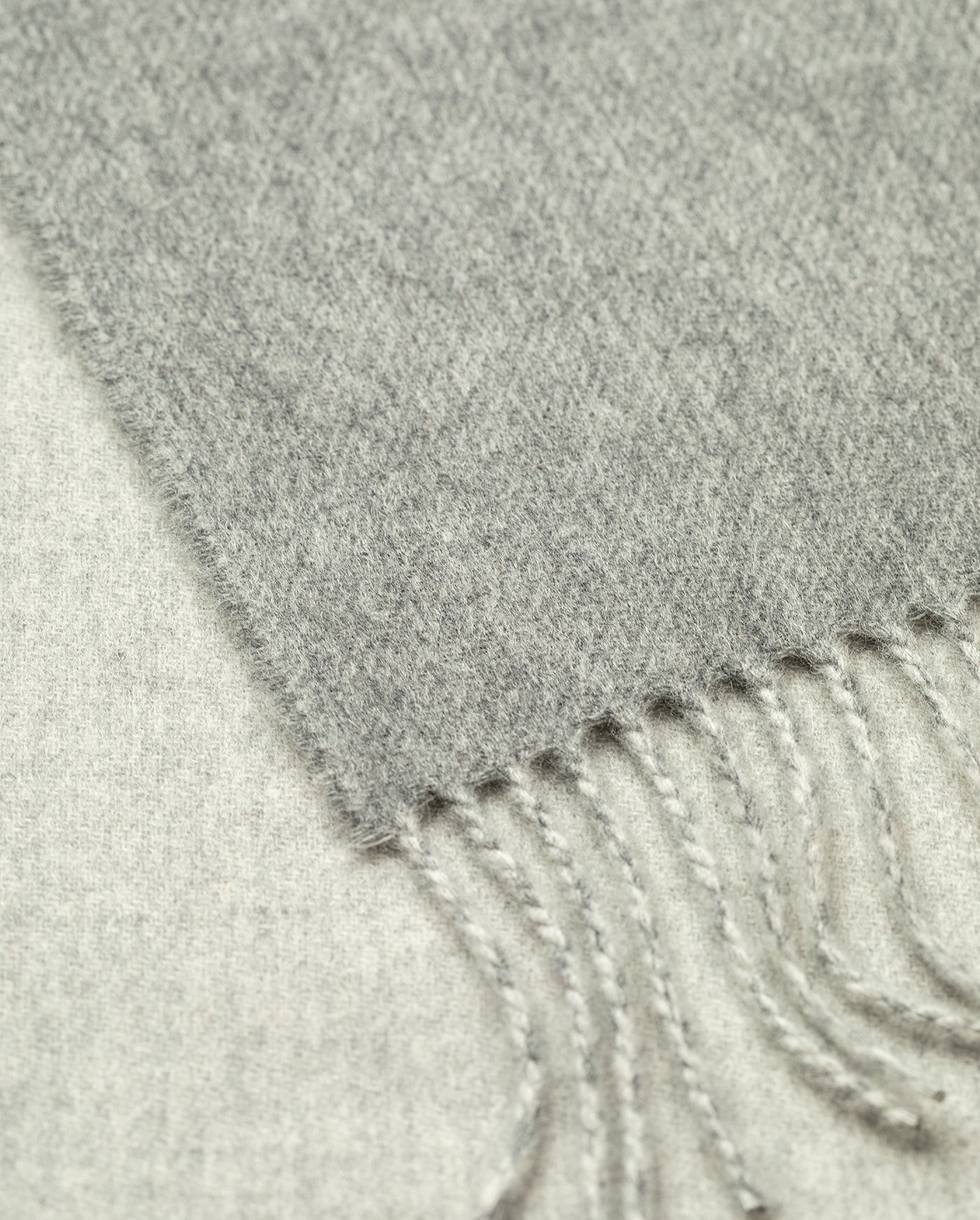Johnstons of Elgin - Contrast Grey & Silver Cashmere Stole