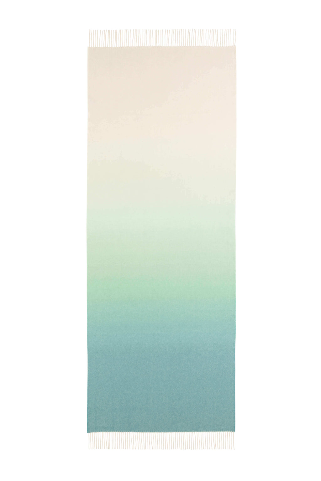 Johnstons of Elgin - Ombré Green Cashmere Stole