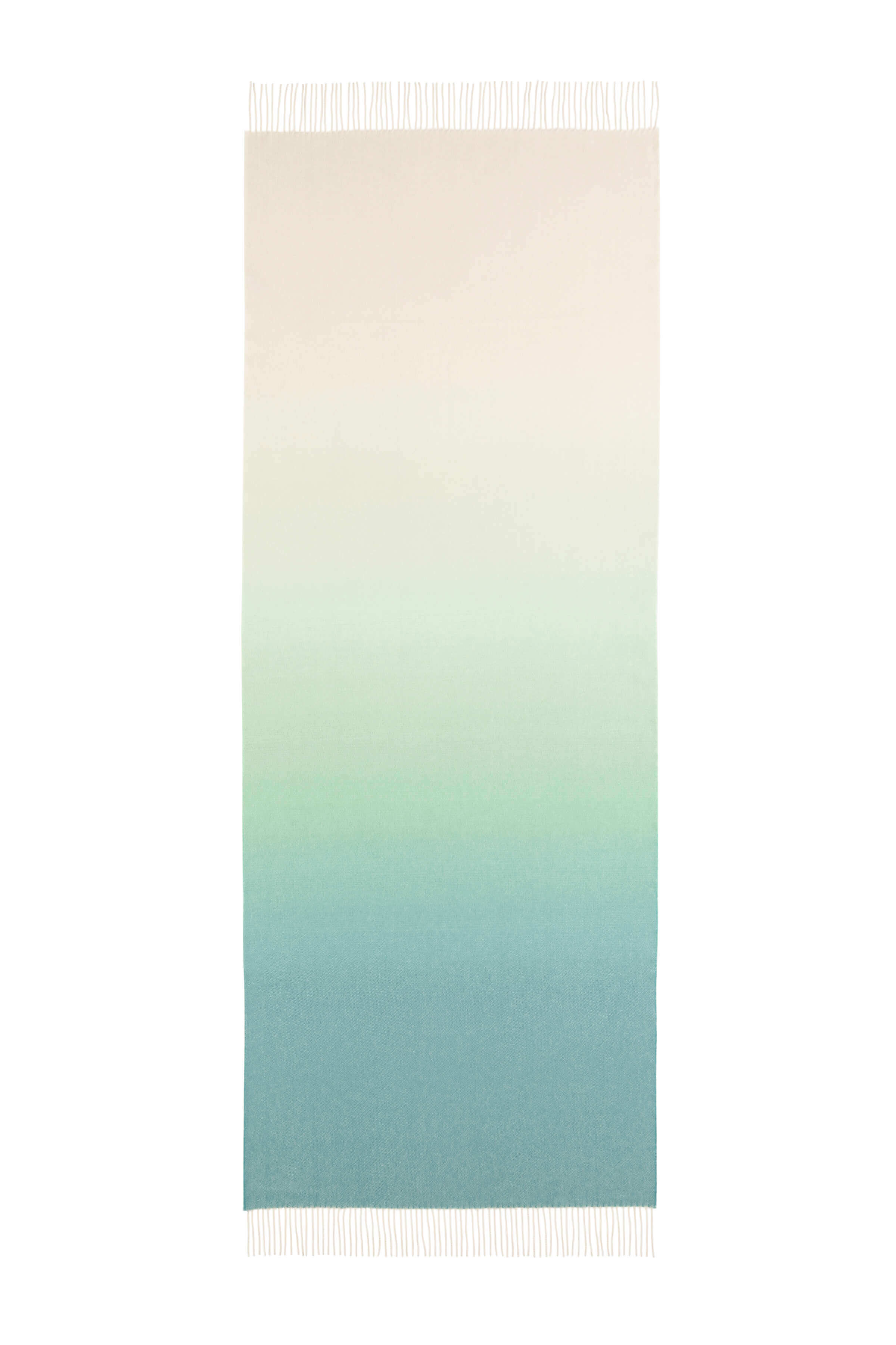Johnstons of Elgin - Ombré Green Cashmere Stole