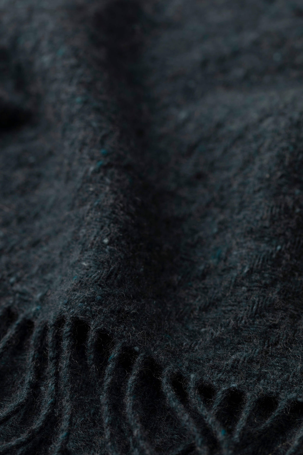Johnstons of Elgin - Lofty Twill Blue Cashmere Scarf