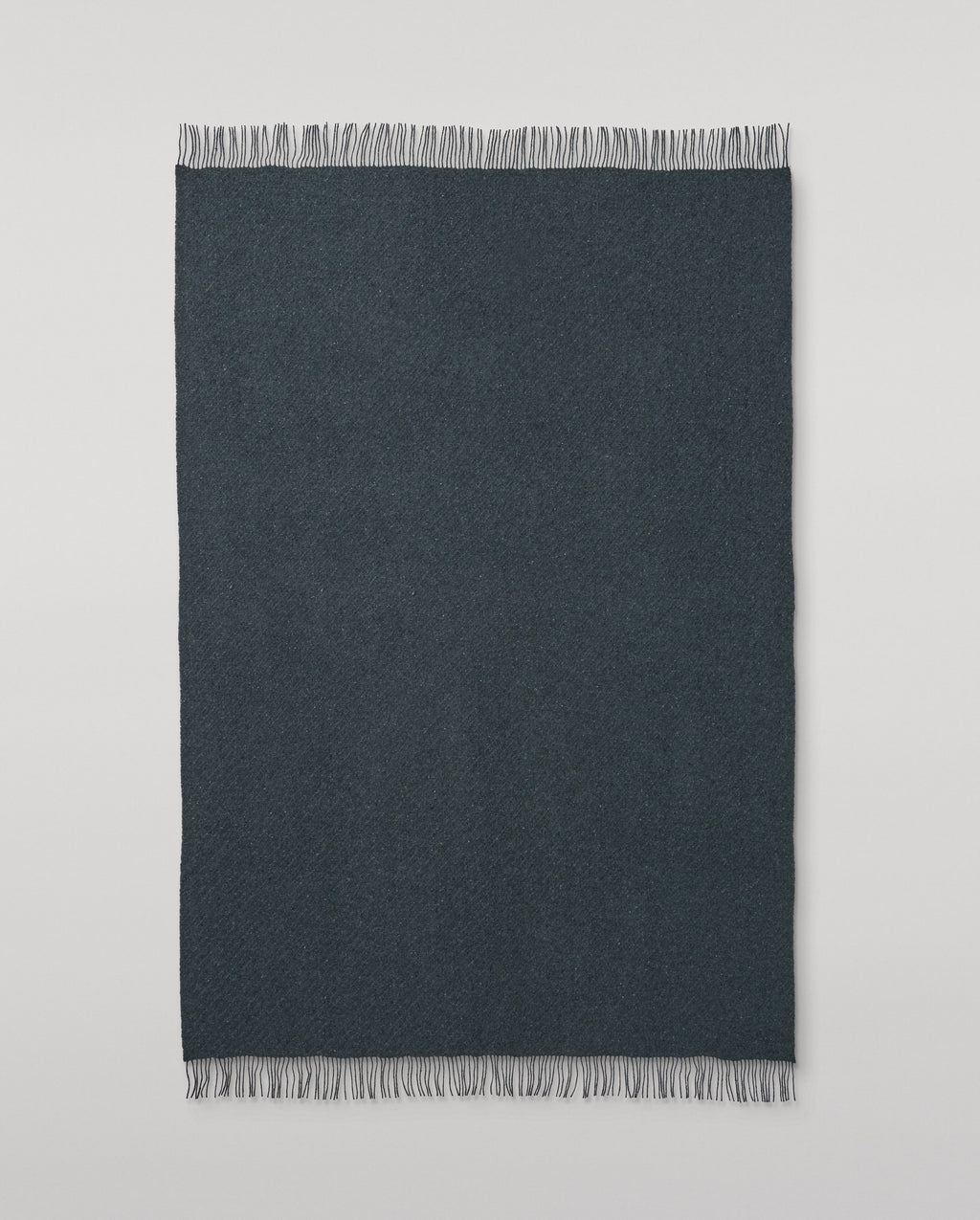 Johnstons of Elgin - Lofty Twill Blue Cashmere Throw