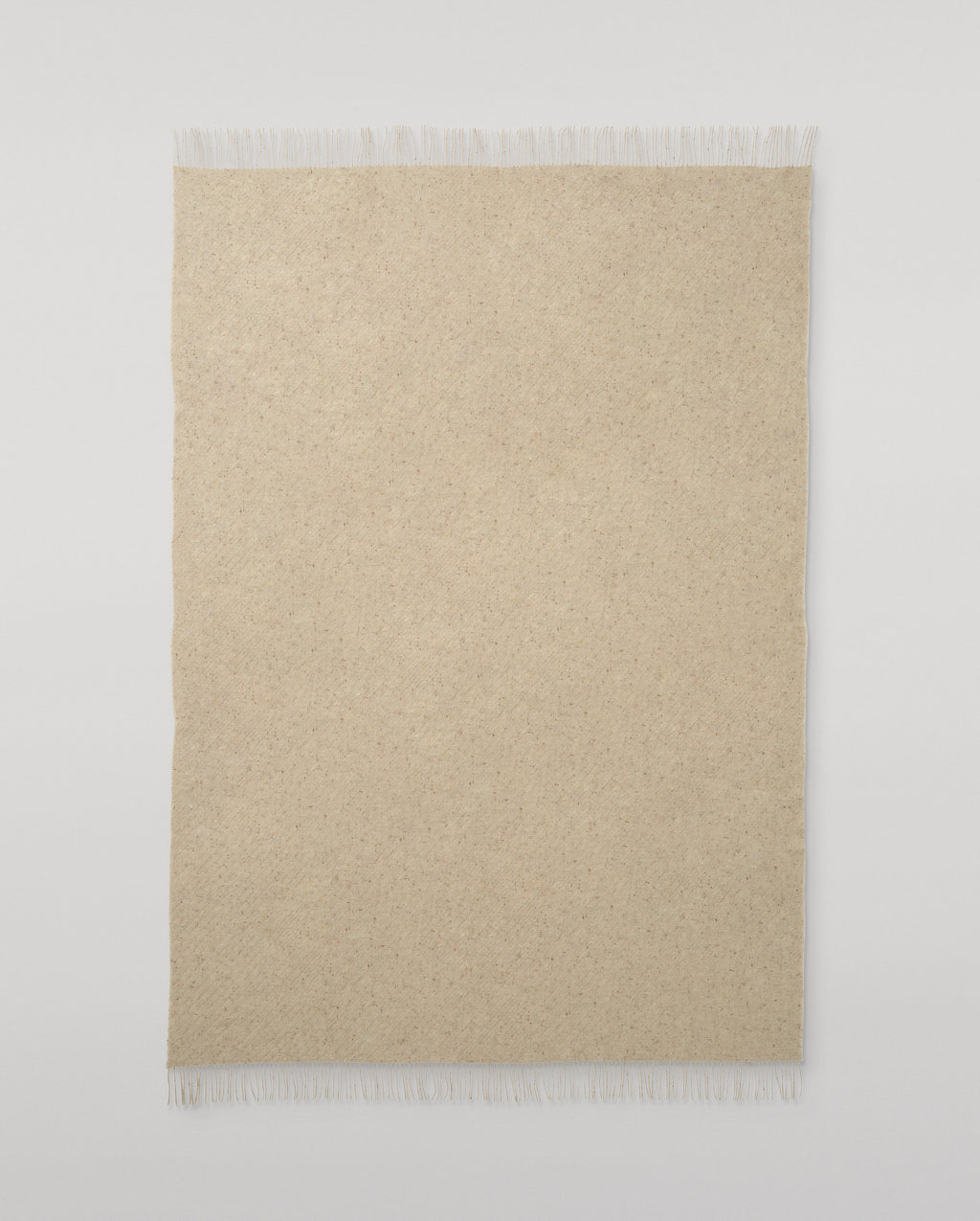 Johnstons of Elgin - Lofty Twill Cream Cashmere Throw
