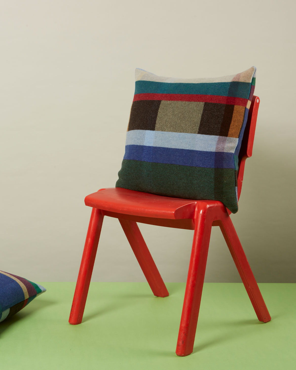 Lostine - Antoni Lambswool Block Pillow