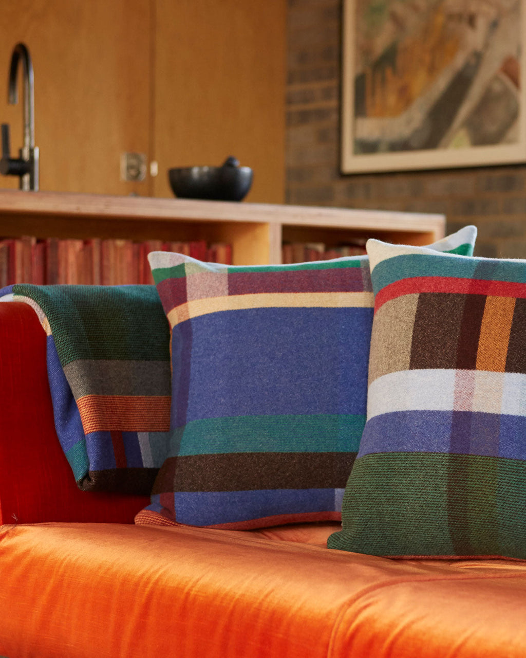 Lostine - Antoni Lambswool Block Pillow