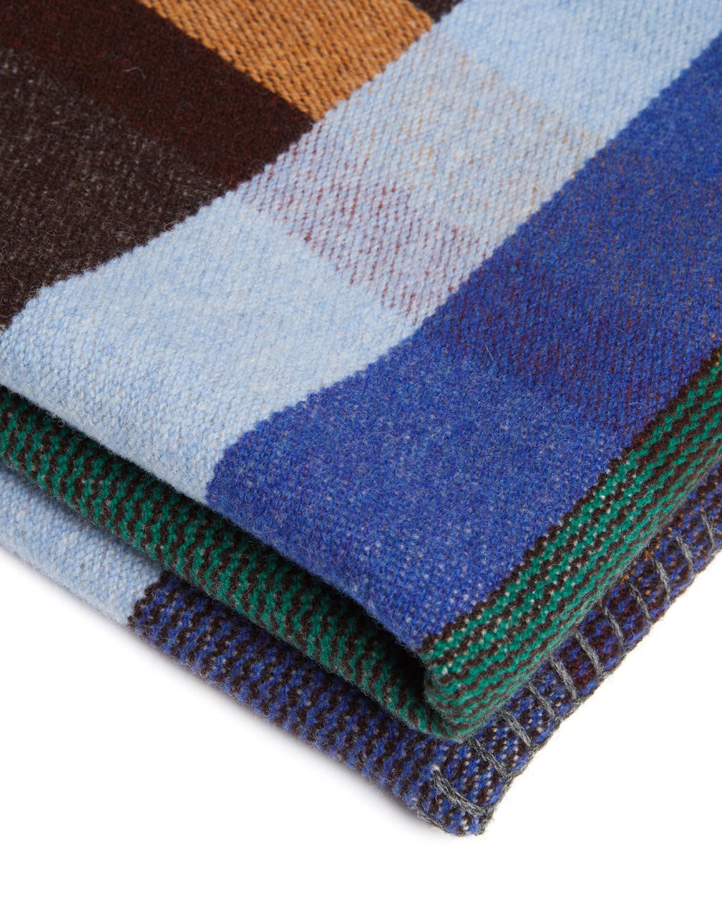 Lostine - Antoni Lambswool Block Throw - Small