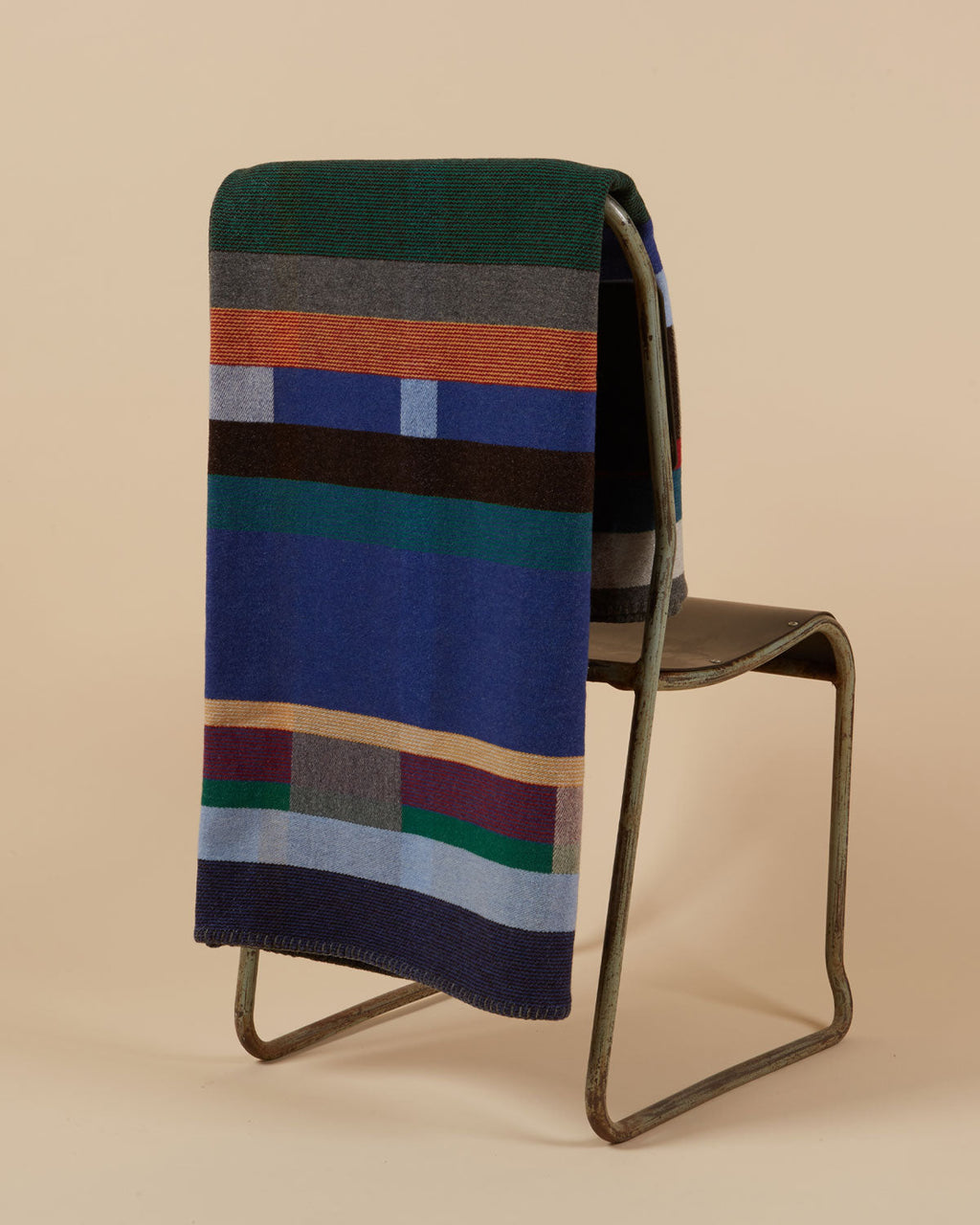 Lostine - Antoni Lambswool Block Throw - Small